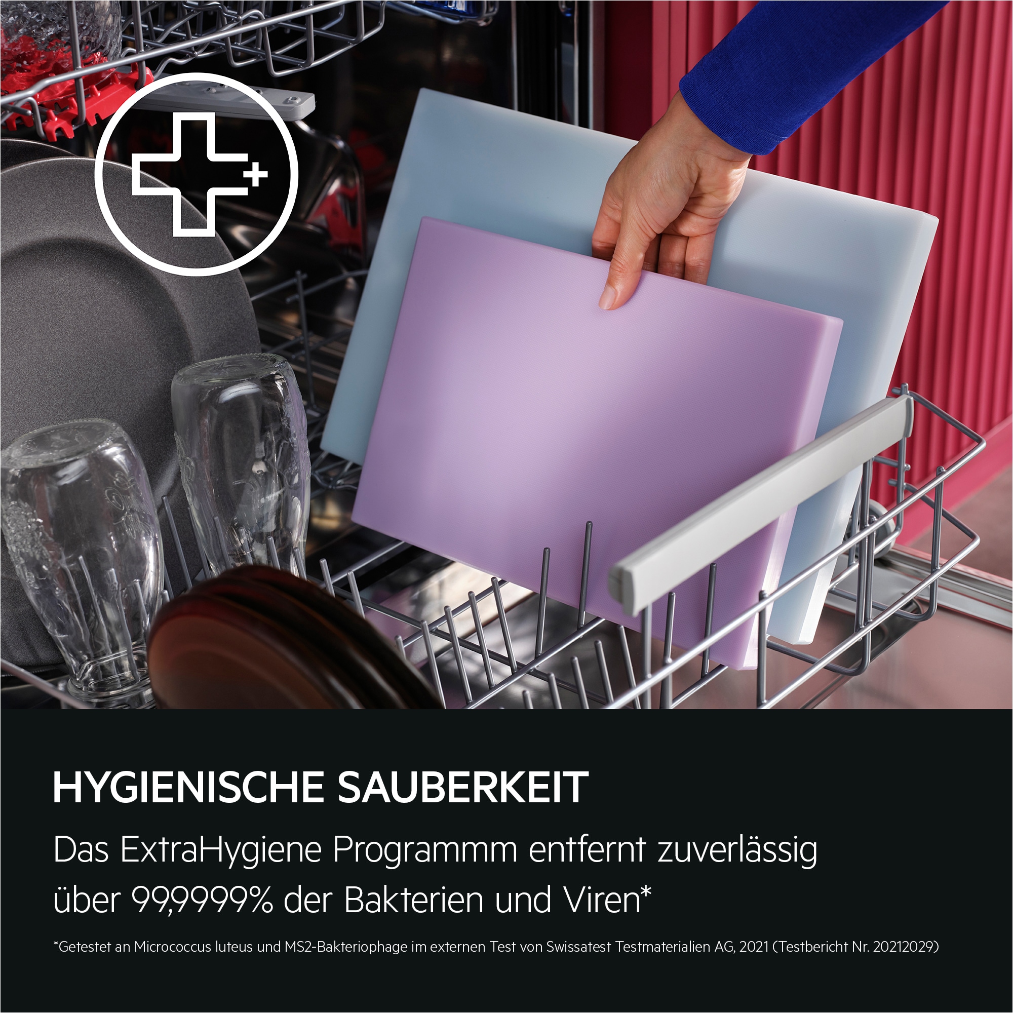 AEG Unterbaugeschirrspüler 6000 »GU620C2SCM« Spülmaschine – starke Sprühabdeckung, viel Platz & sauber