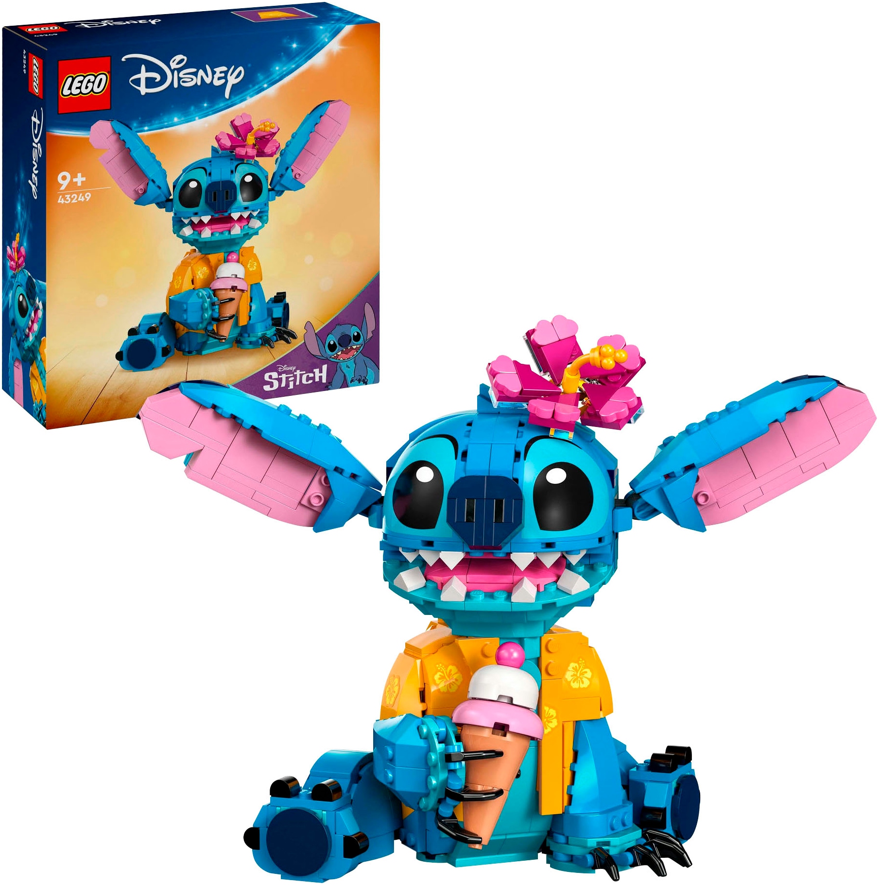 Konstruktionsspielsteine »Stitch (43249), LEGO® Disney Classic«, (730 St.), Made in...