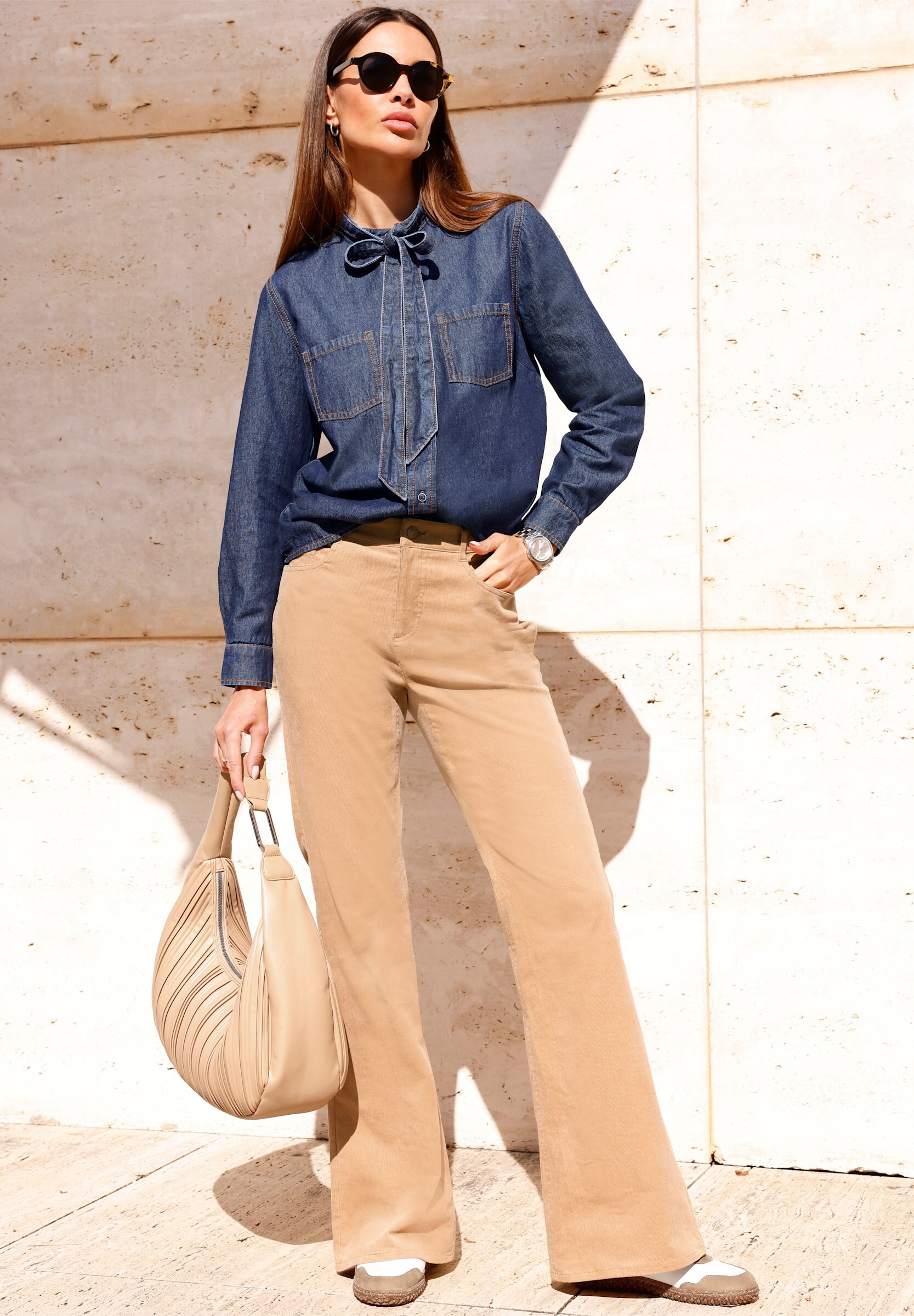 heine 5-Pocket-Hose »Cord-Hose Bootcuthose im 5-Pocket Style«