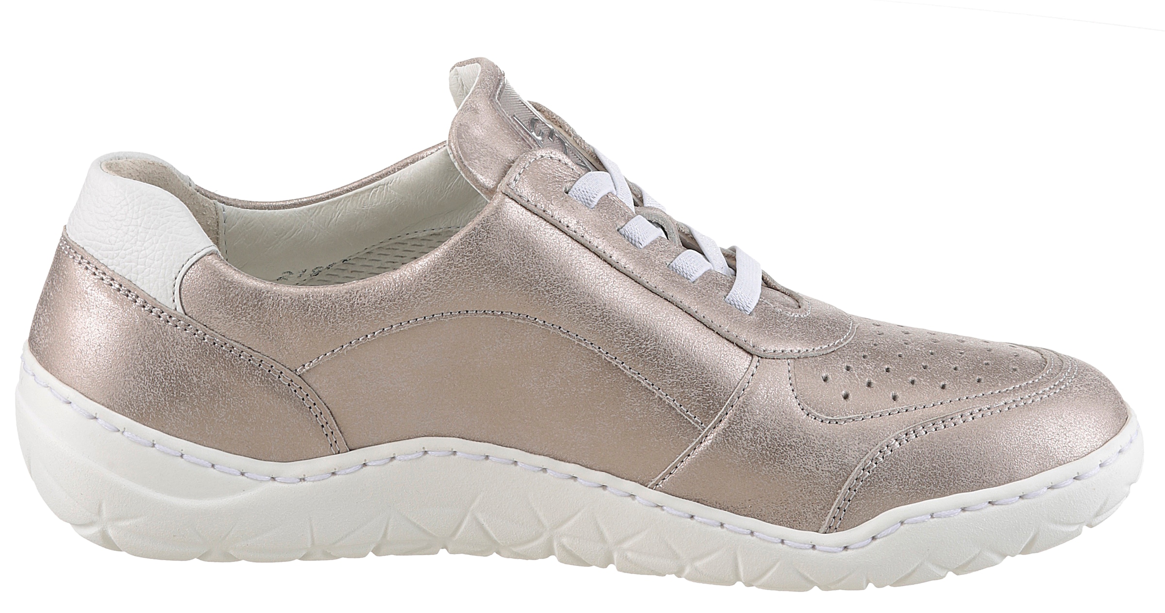 Waldläufer Slip-On Sneaker »K-MILENA«, Komfortschuh, Bequemschuh in extrabreiter Weite K