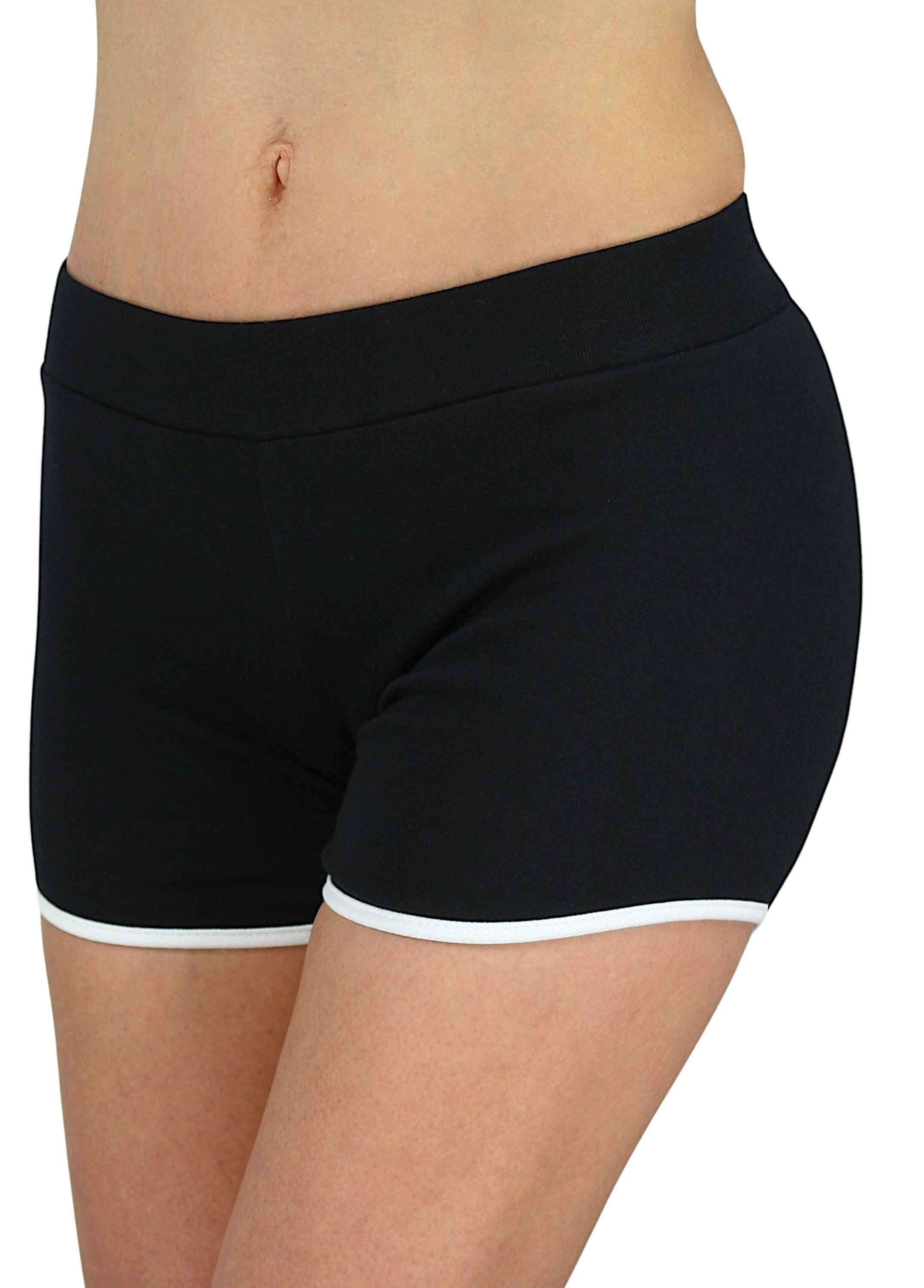 ALKATO Hotpants »Shorts Alkato Damen Sport Shorts mit Hohem Bund«