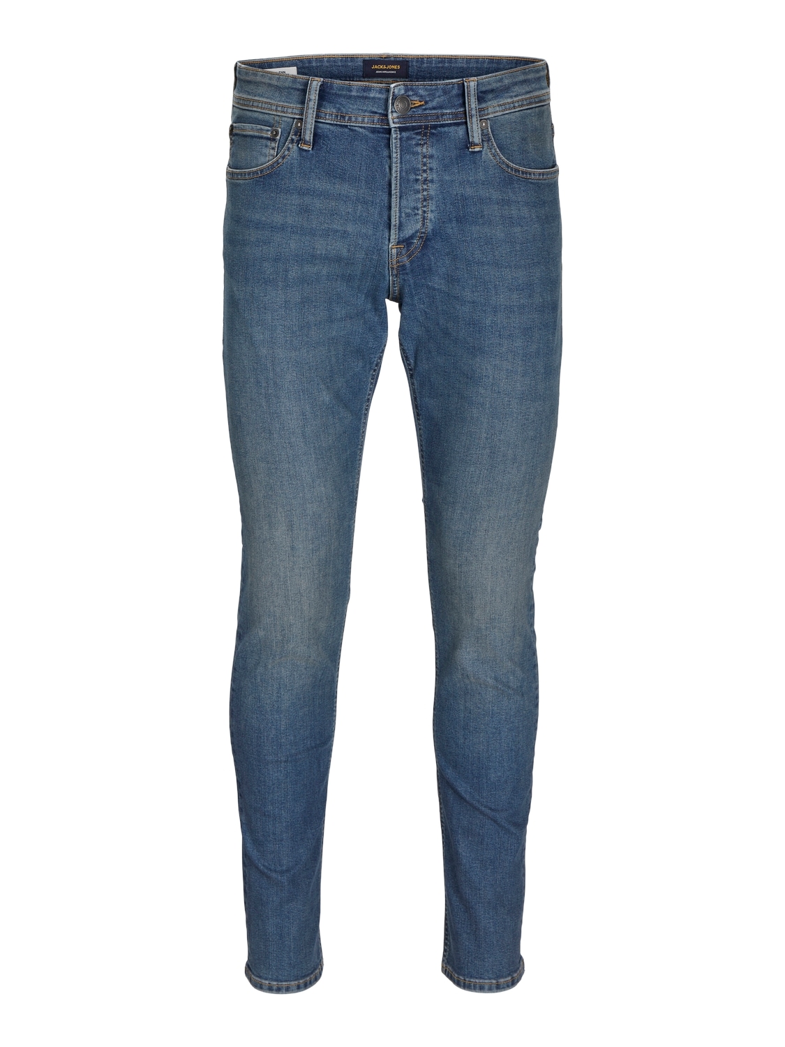 Jack & Jones Slim-fit-Jeans »JJIGLENN Slim-Fit mit Stretch und praktischer 5-Pocket-Form«, mit Abriebeffekten