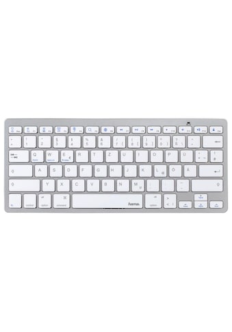 Hama Tablet-Tastatur »Bluetooth®-Tastatur "KEY4ALL X510", Silber/Weiß« kaufen