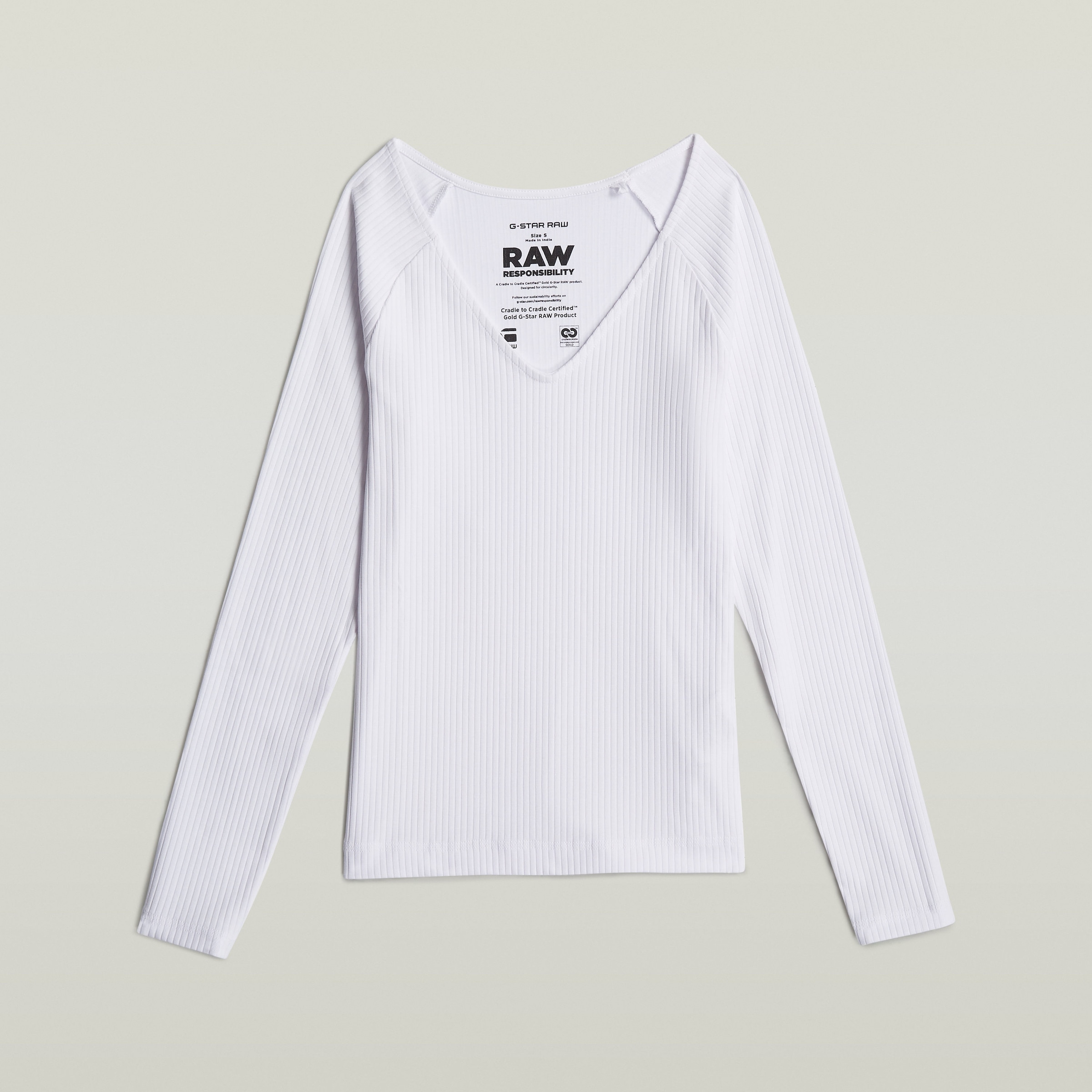 G-STAR Longsleeve »Slim Rib«, mit Stretchanteil