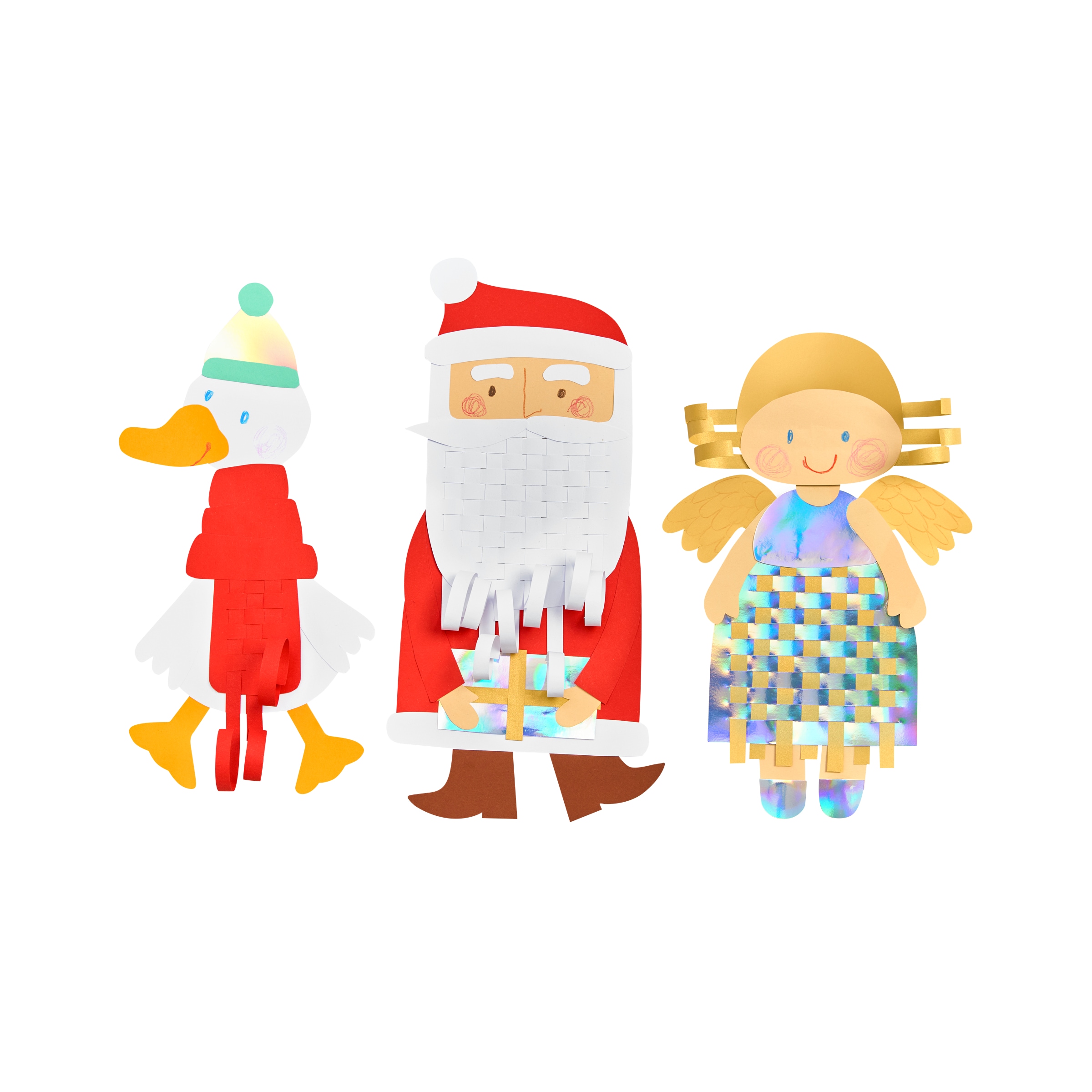 Haba Kreativset »Bastelset – Papier-Flechten Weihnachten«