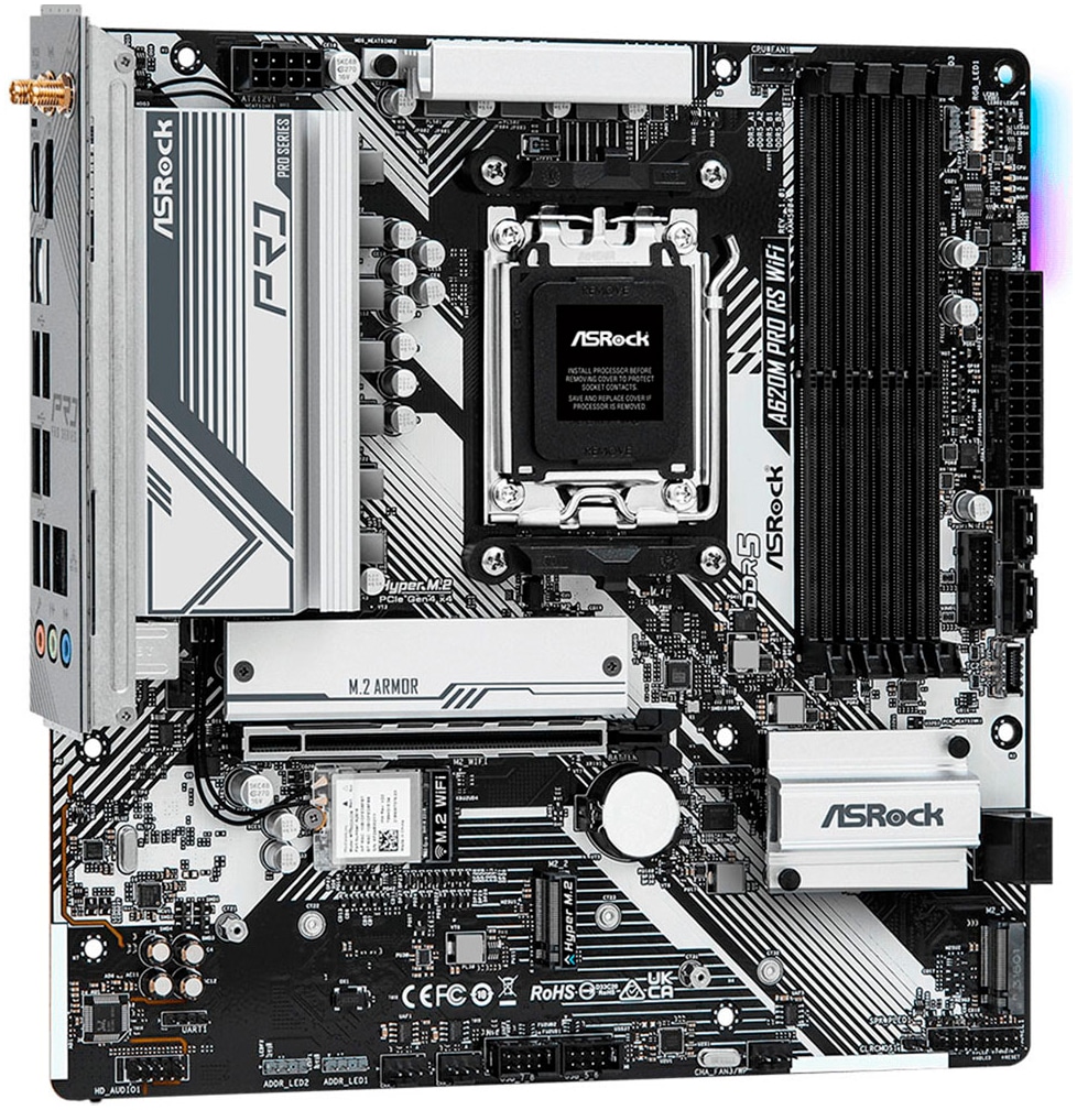 Asrock Mainboard »A620M Pro RS WiFi«
