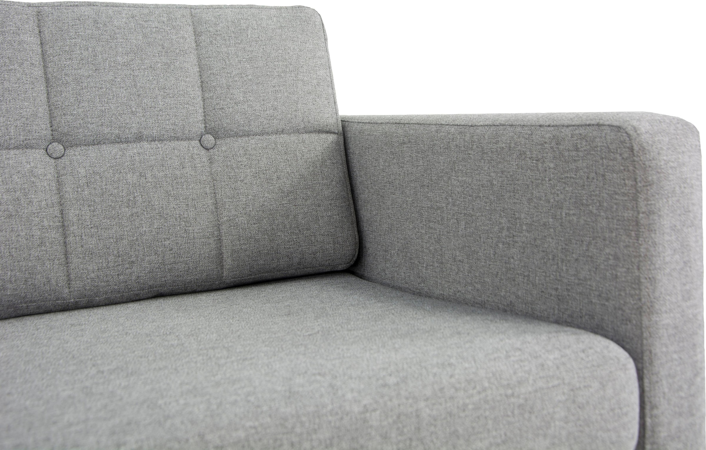 Home affaire 2-Sitzer »Brest«, mit Knopfheftung und Steppung im Rücken, geradliniges Design
