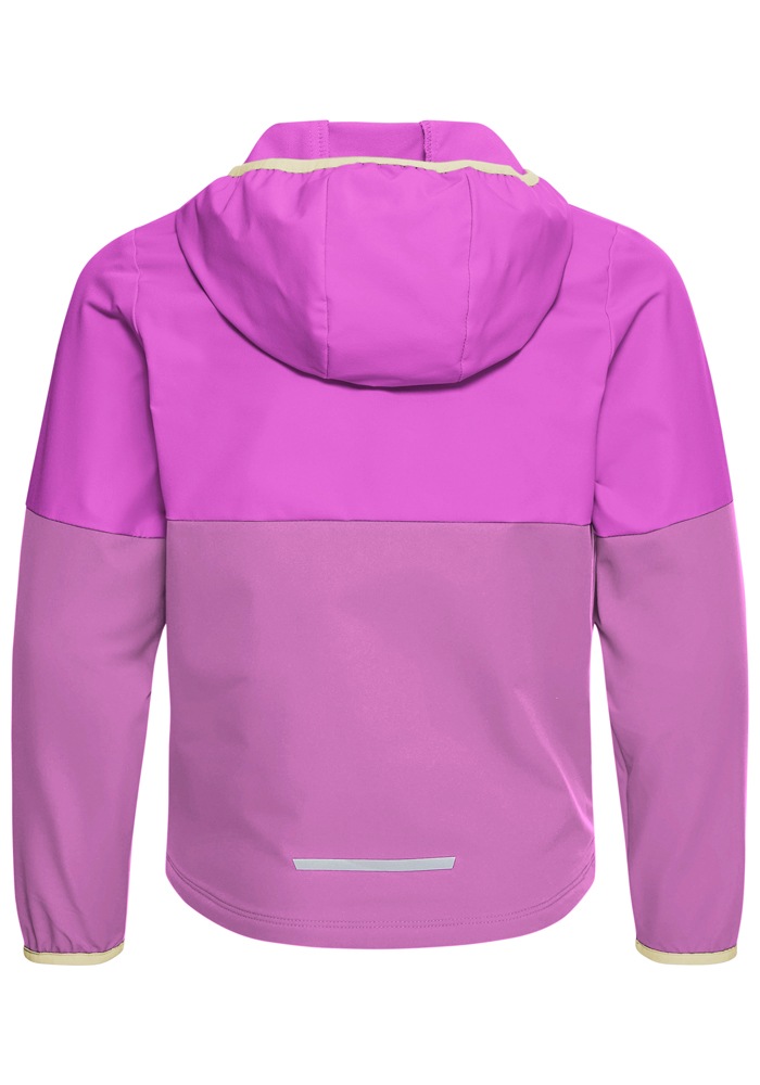 Jack Wolfskin Softshelljacke »SANDBIRD HOODED JKT K« mit Kapuze Winddicht, atmungsaktiv, Übergangsjacke