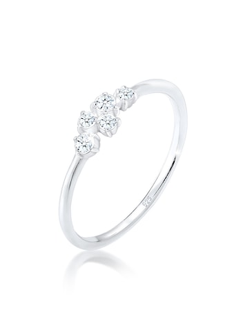 Elli DIAMONDS Verlobungsring »Verlobung Diamant (0.105 ct) Pavé 925 Silber« kaufen