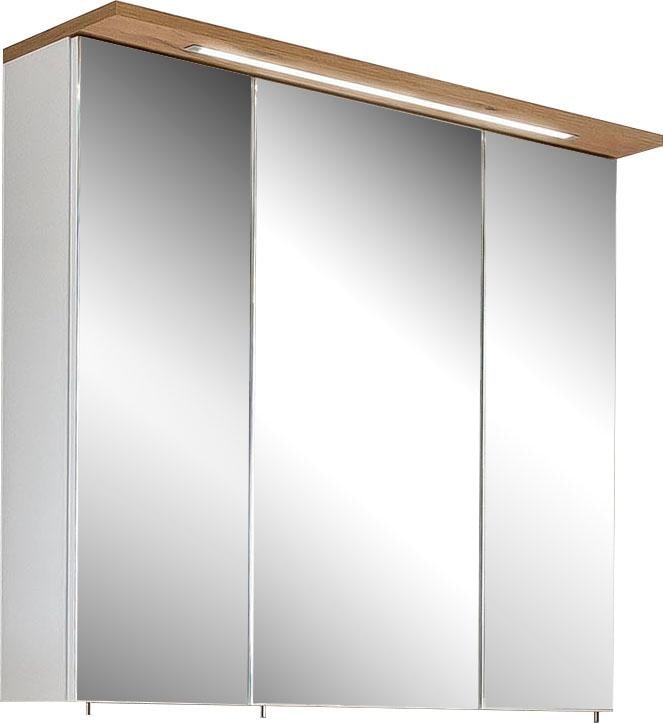 Schildmeyer Spiegelschrank »Profil«, Breite 3 70 cm, Garantie LED-Beleuchtung, | Jahren kaufen online mit Schalter-/Steckdosenbox 3-türig, XXL