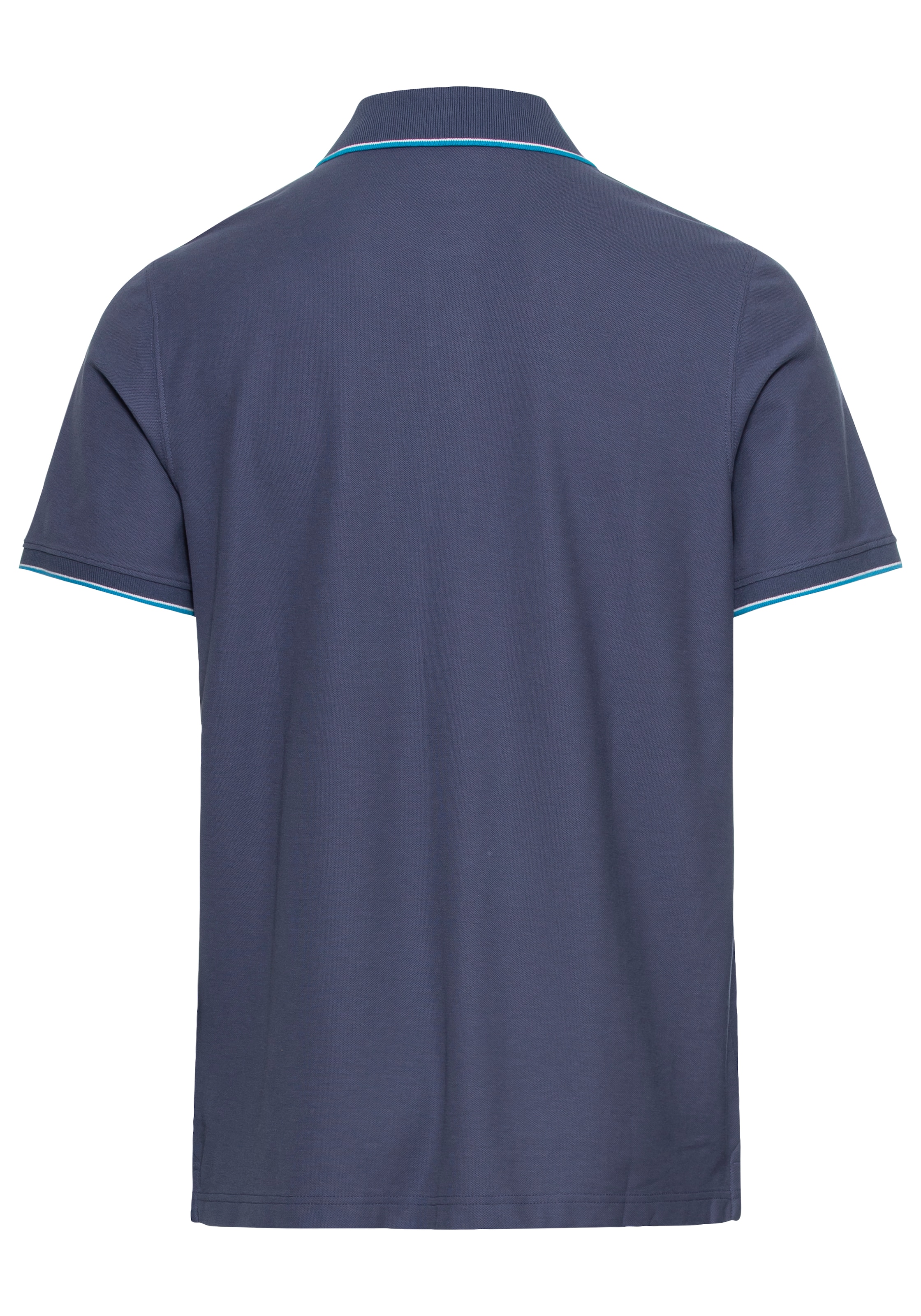 Man's World Poloshirt, Kurzarm, mit Rippbündchen, Polokragen, lässiger Print