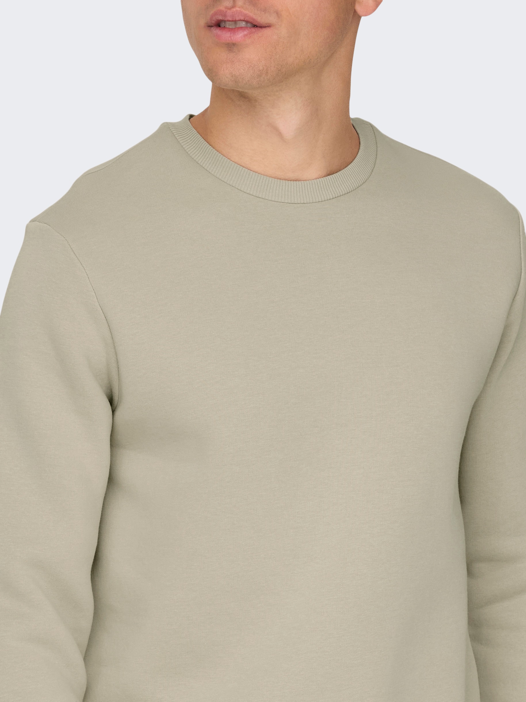 ONLY & SONS Sweatshirt »ONSCERES CREW NECK NOOS«, Baumwollmischung, regular fit
