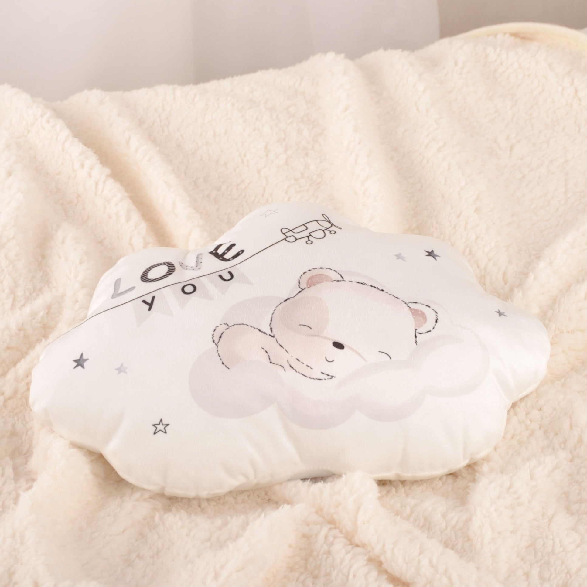 Baby Best Dekokissen »BabyBest Sleeping little bear«, hochfarbig bedruckt