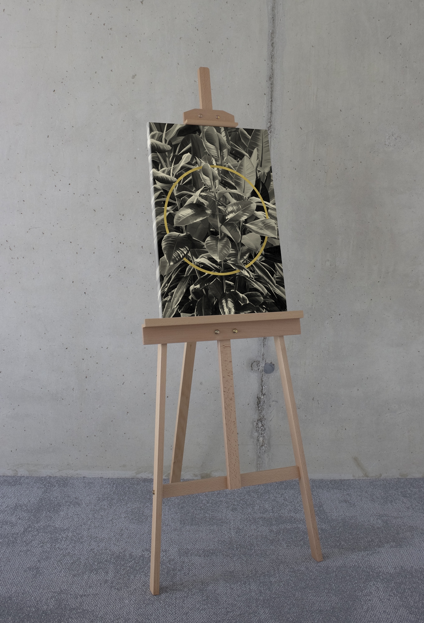 Komar Leinwandbild »Green Surrounding - Größe 40 x 60 cm«, Natur, (1 St.), Keilrahmenbild mi Echtholzrahmen