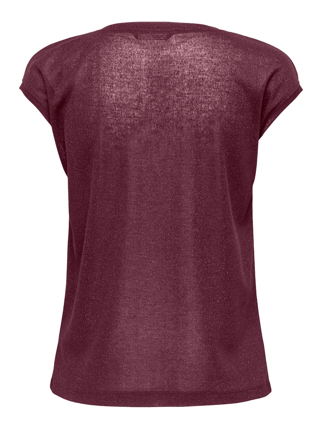 ONLY Kurzarmshirt »ONLSILVERY S/S V NECK LUREX TOP JRS NOOS«