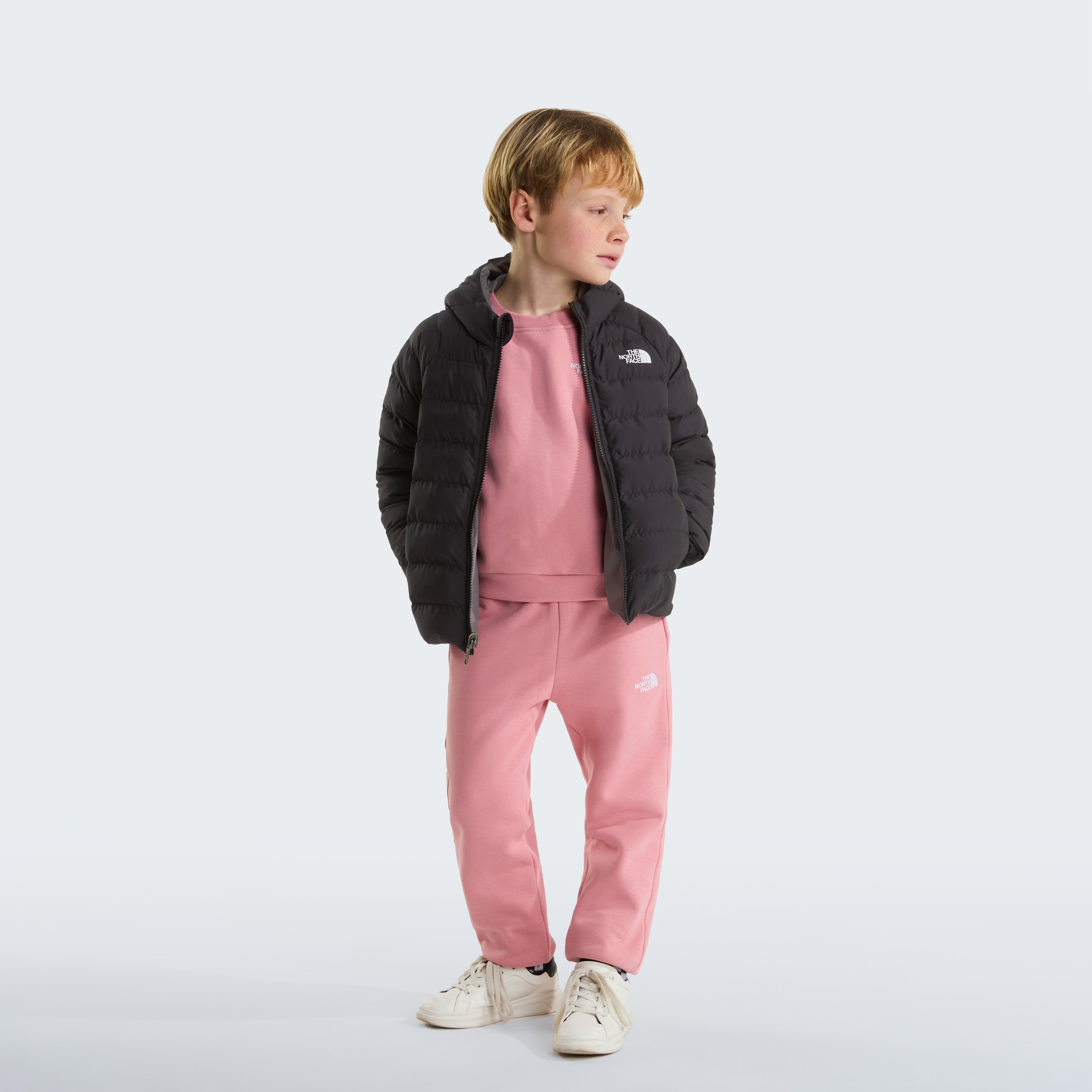 The North Face Steppjacke »KID REVERSIBLE PERRITO HOODED JACKET« mit Kapuze sportlicher Stil, Wendefunktion, mit Kapuze, leichtes Gewicht