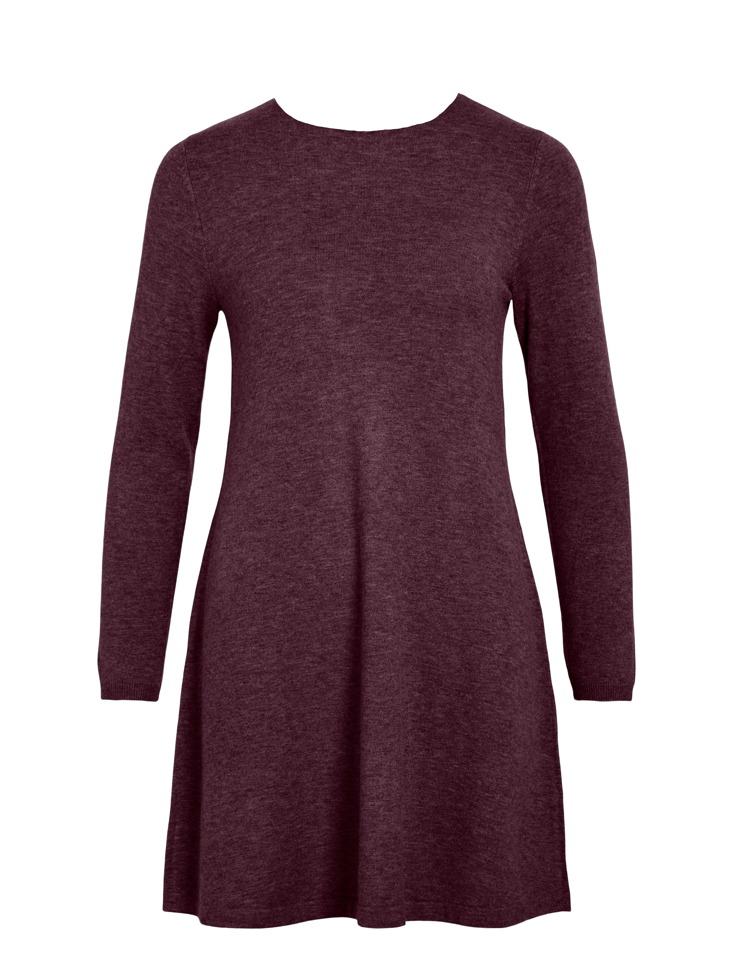 Vila Strickkleid »VICOMFY A-LINE O-NECK KNIT DRESS - NOOS«