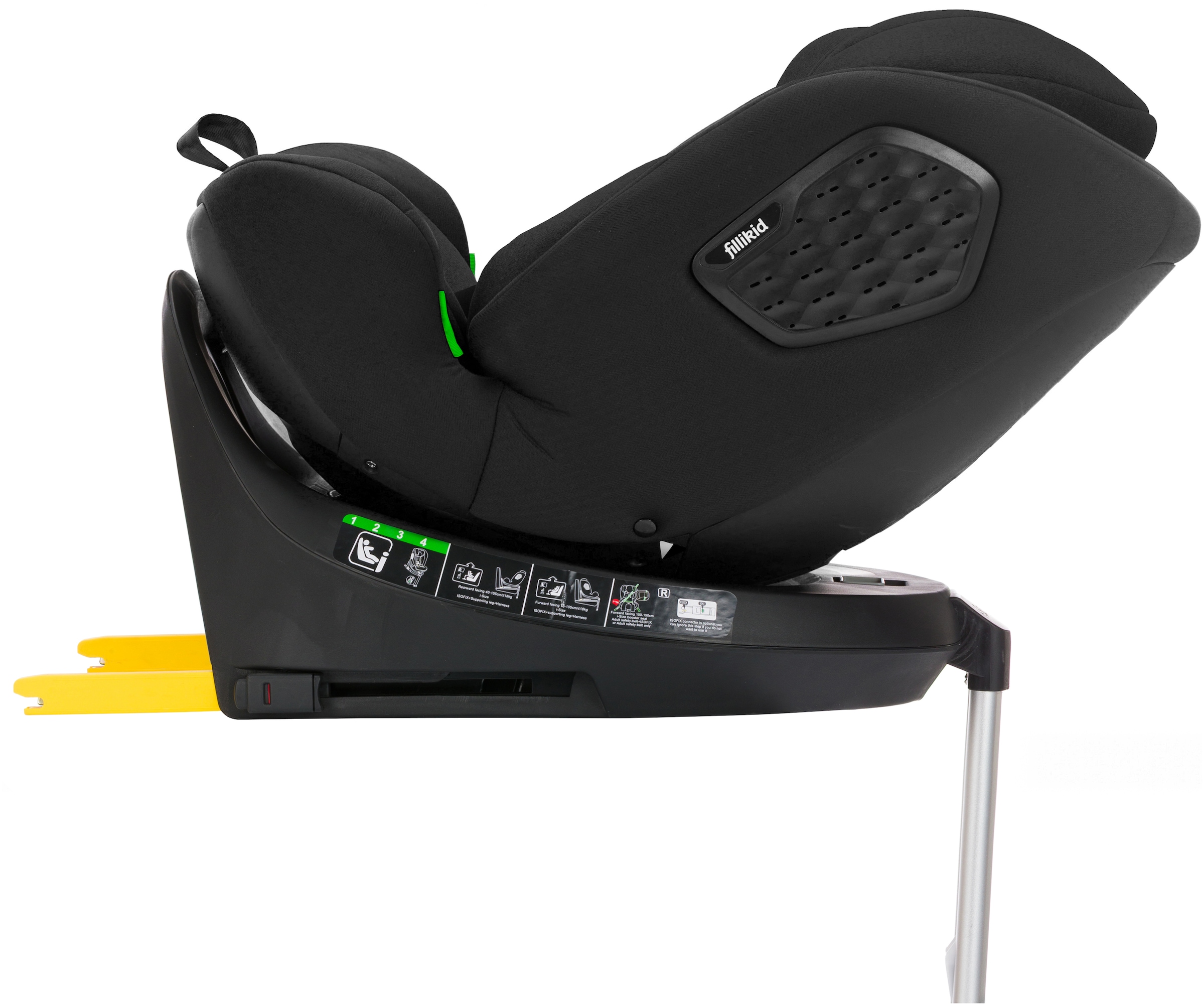 Fillikid Autokindersitz »Aris« 360° drehbar, inkl. Isofix