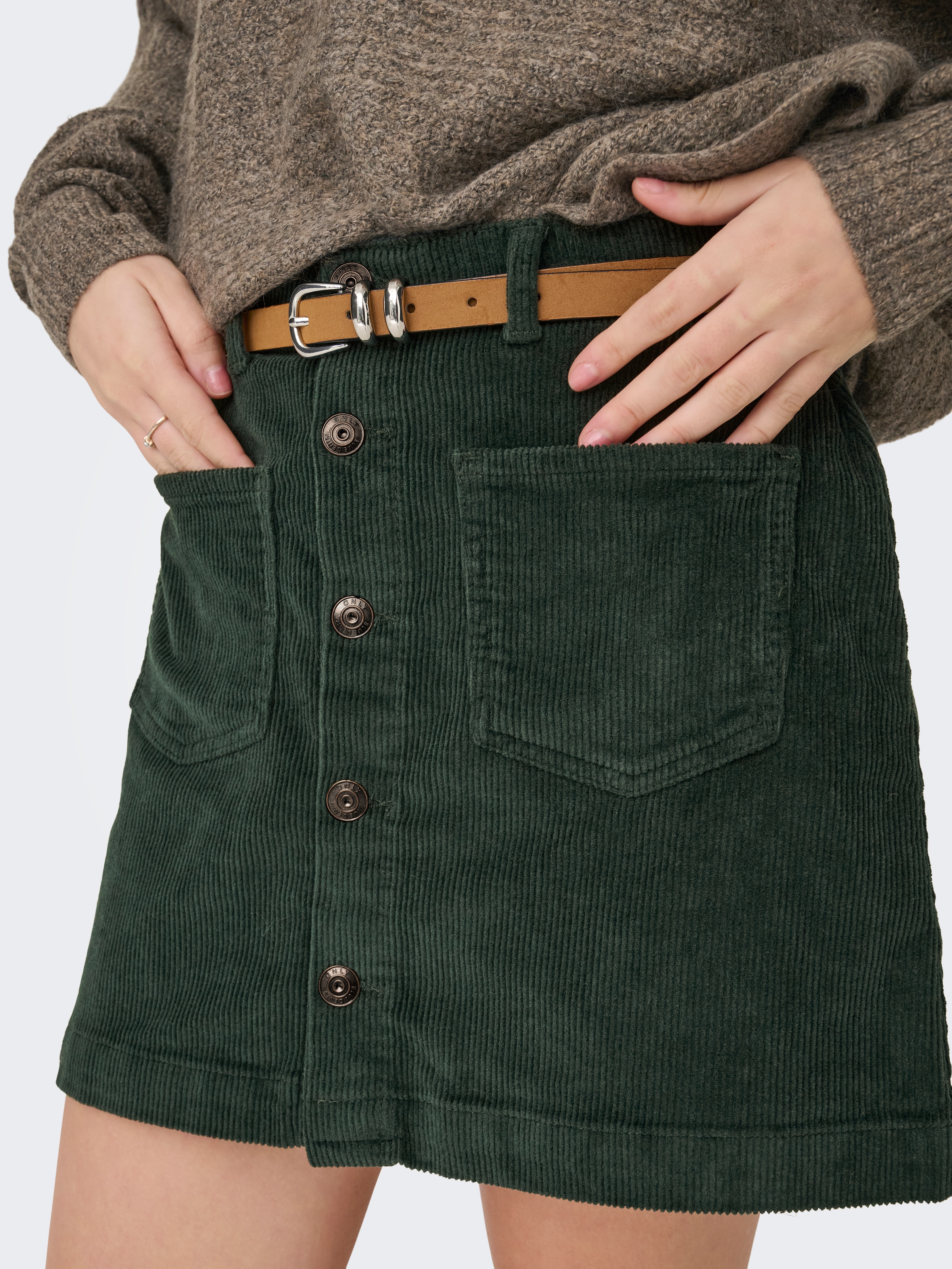 ONLY Minirock »ONLAMAZING HW CORD SKIRT«