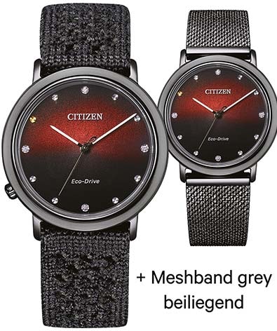 Citizen Quarzuhr »EM1007-47E« (Set 2 tlg. mit Wechselband)