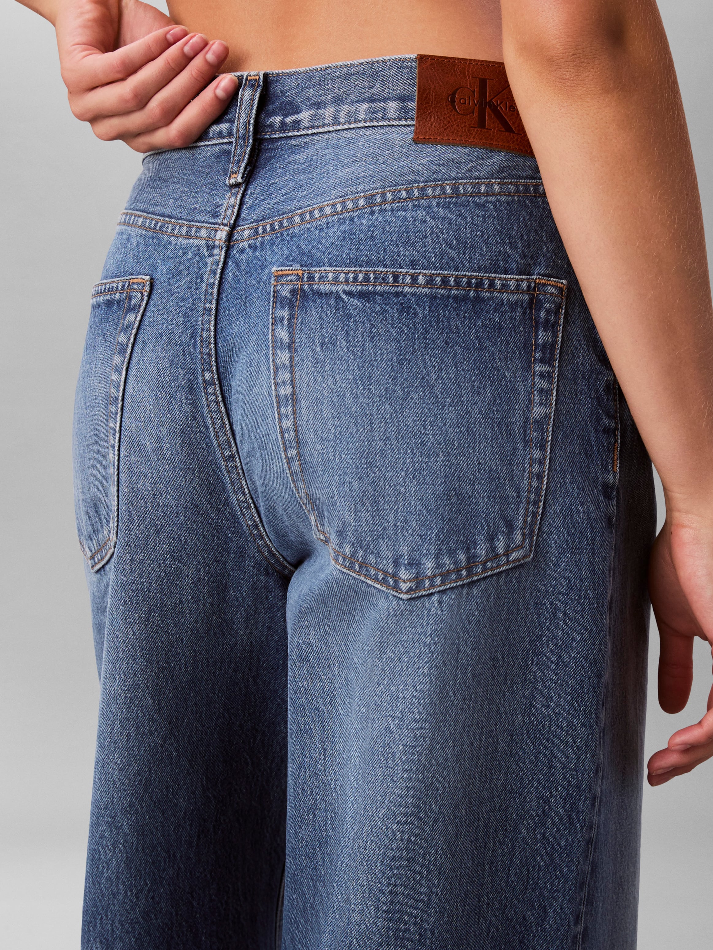 Calvin Klein Jeans Weite Jeans Wide-leg-Passform