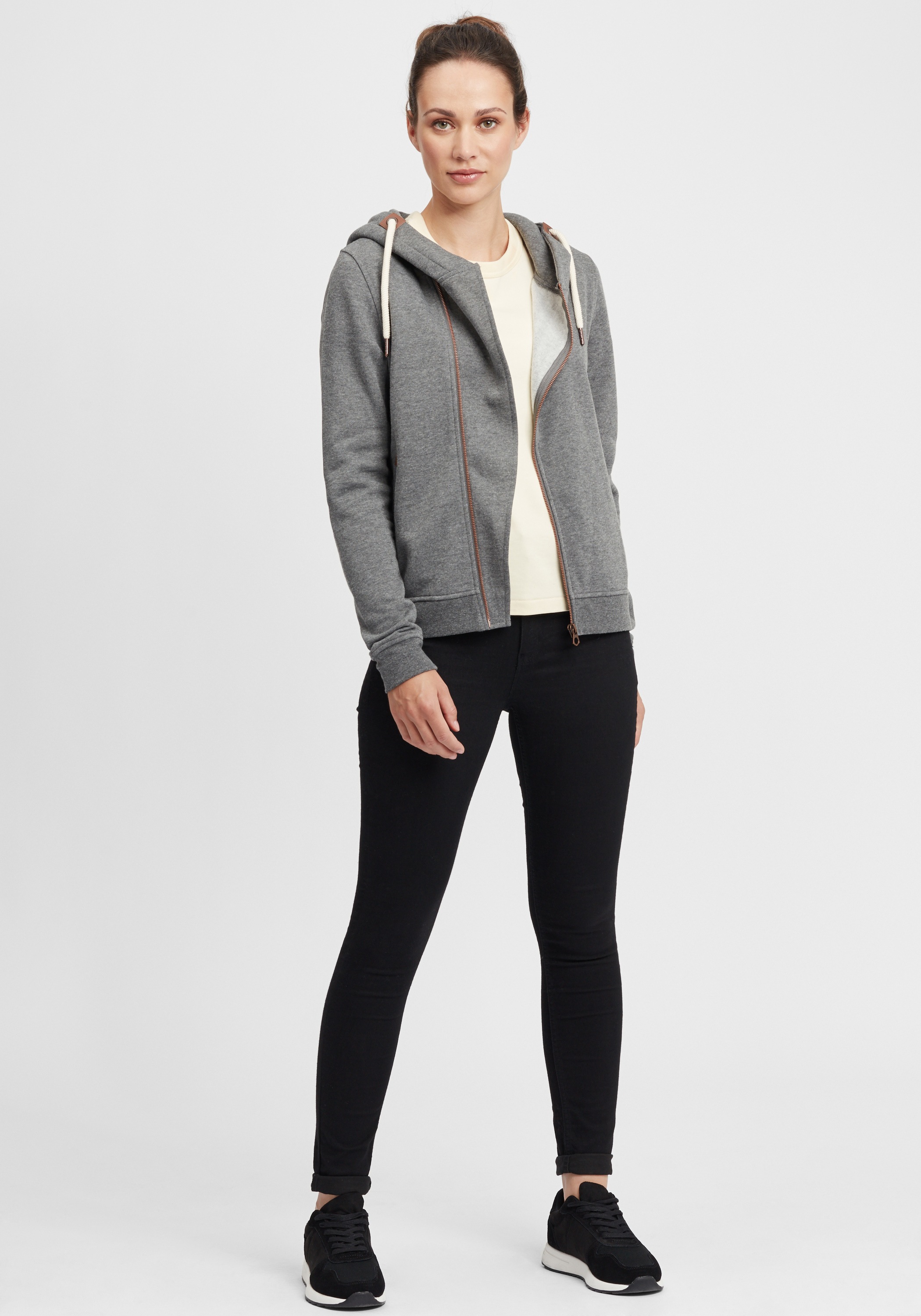 OXMO Kapuzensweatjacke »Kapuzensweatjacke OXVicky«