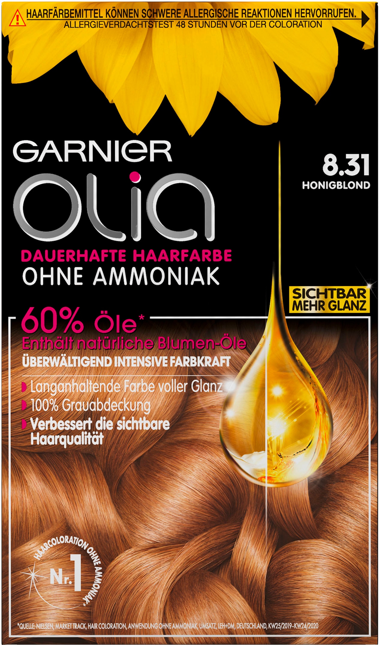 GARNIER Coloration »Olia dauerhafte Haarfarbe«