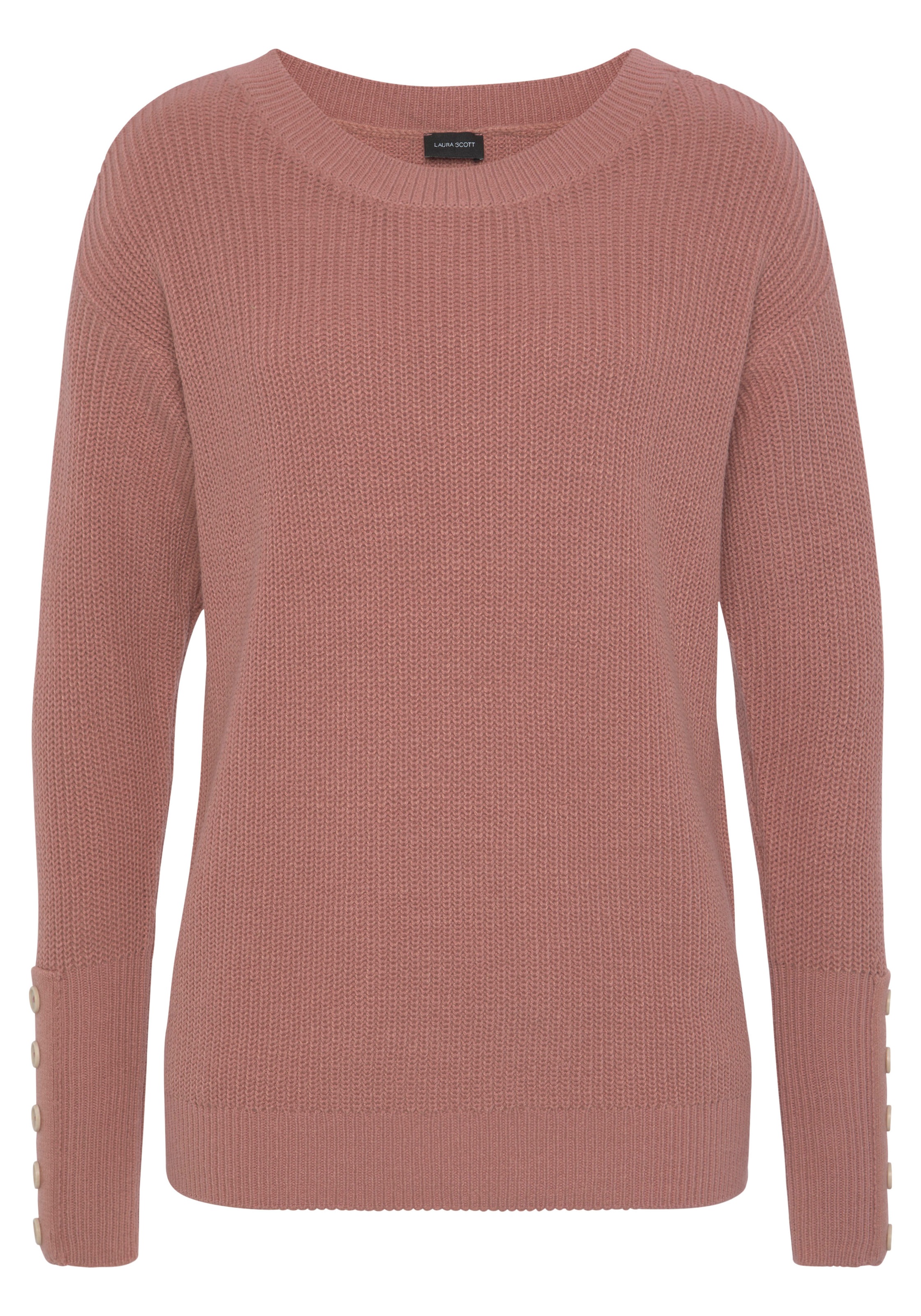 Laura Scott Strickpullover, mit Zierknöpfen