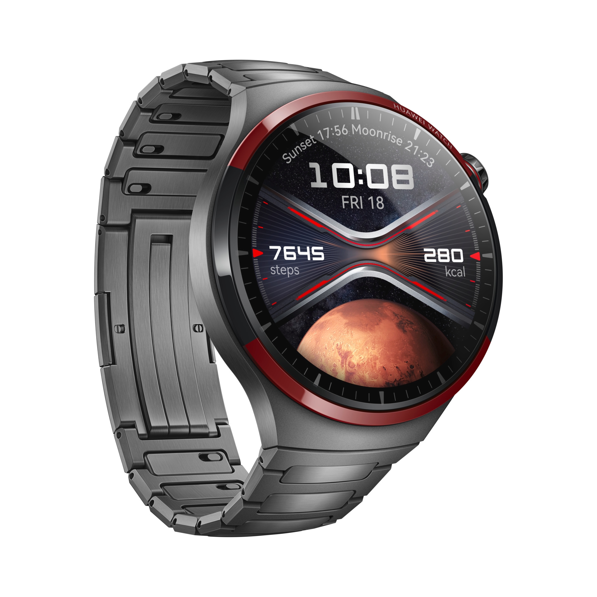 Huawei Smartwatch »Watch 4 Pro Space Edition, 3,8 cm (1,5 Zoll) AMOLED-Display«, (3,8 cm / 1,5 Zoll), Harmony OS, 32,00 GB, eSIM und LTE, SPo2, Sturzerkennung, One Touch Health)