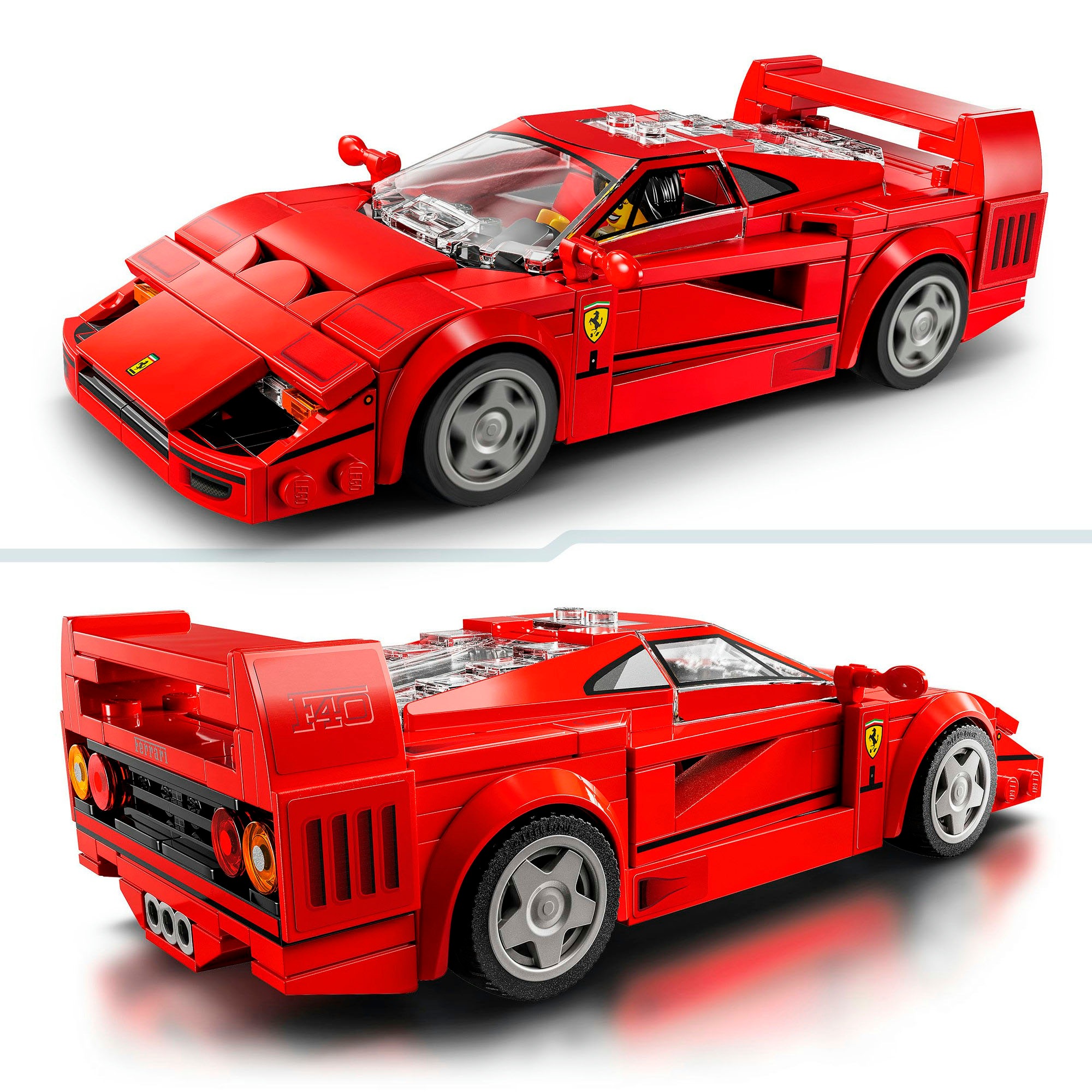 LEGO® Konstruktionsspielsteine »Ferrari F40 Supersportwagen (76934), LEGO Speed Champions«, (318 St.), Made in Europe