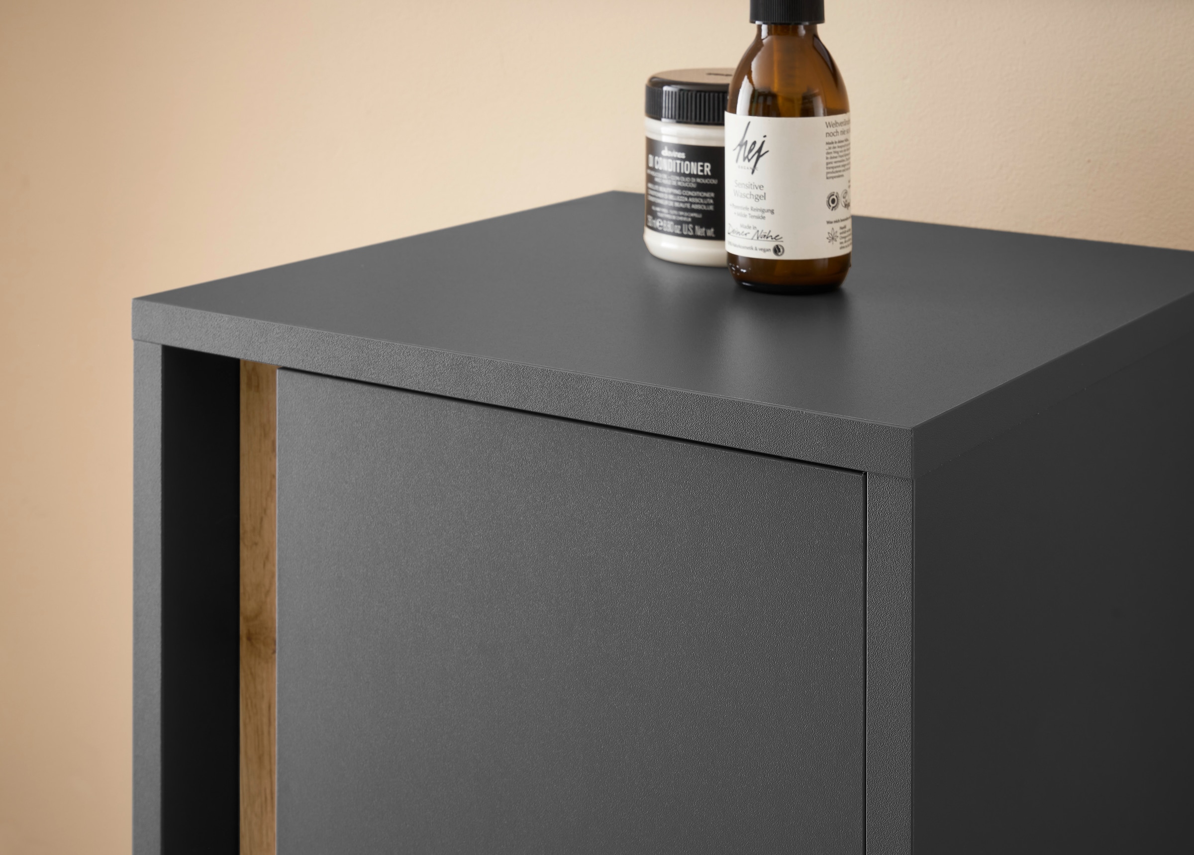 INOSIGN Badmöbel-Set »CITY/ GIRON, Bad im zeitlosen Design, 3-teiliges Badezimmer«, (Set, 3 St.), Badschränke und Spiegel, in zwei Farben verfügbar, viel Stauraum