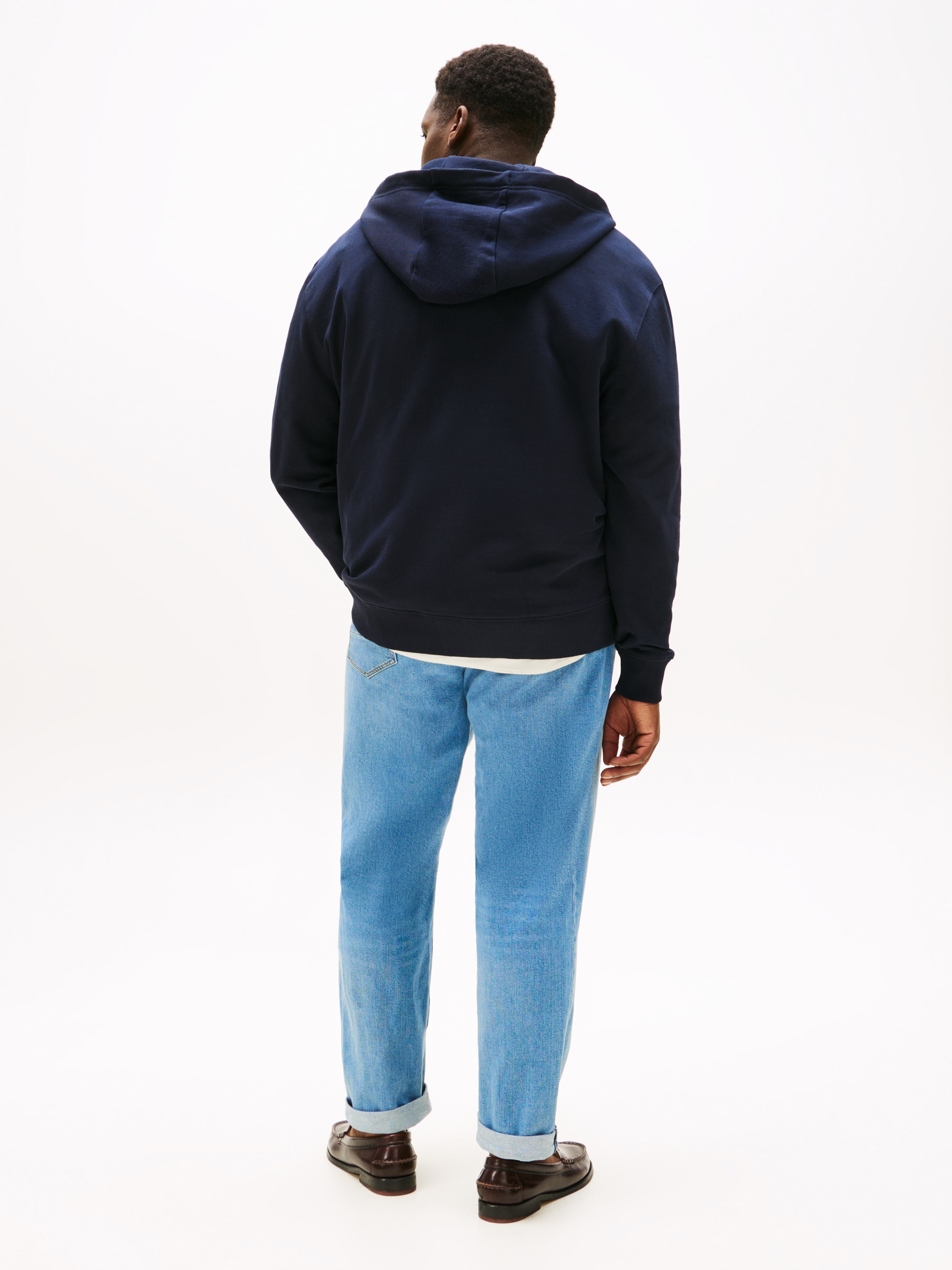 Tommy Hilfiger Big & Tall Kapuzensweatjacke »BT-HILFIGER STACKED HOODED ZIP-B«, Große Größen