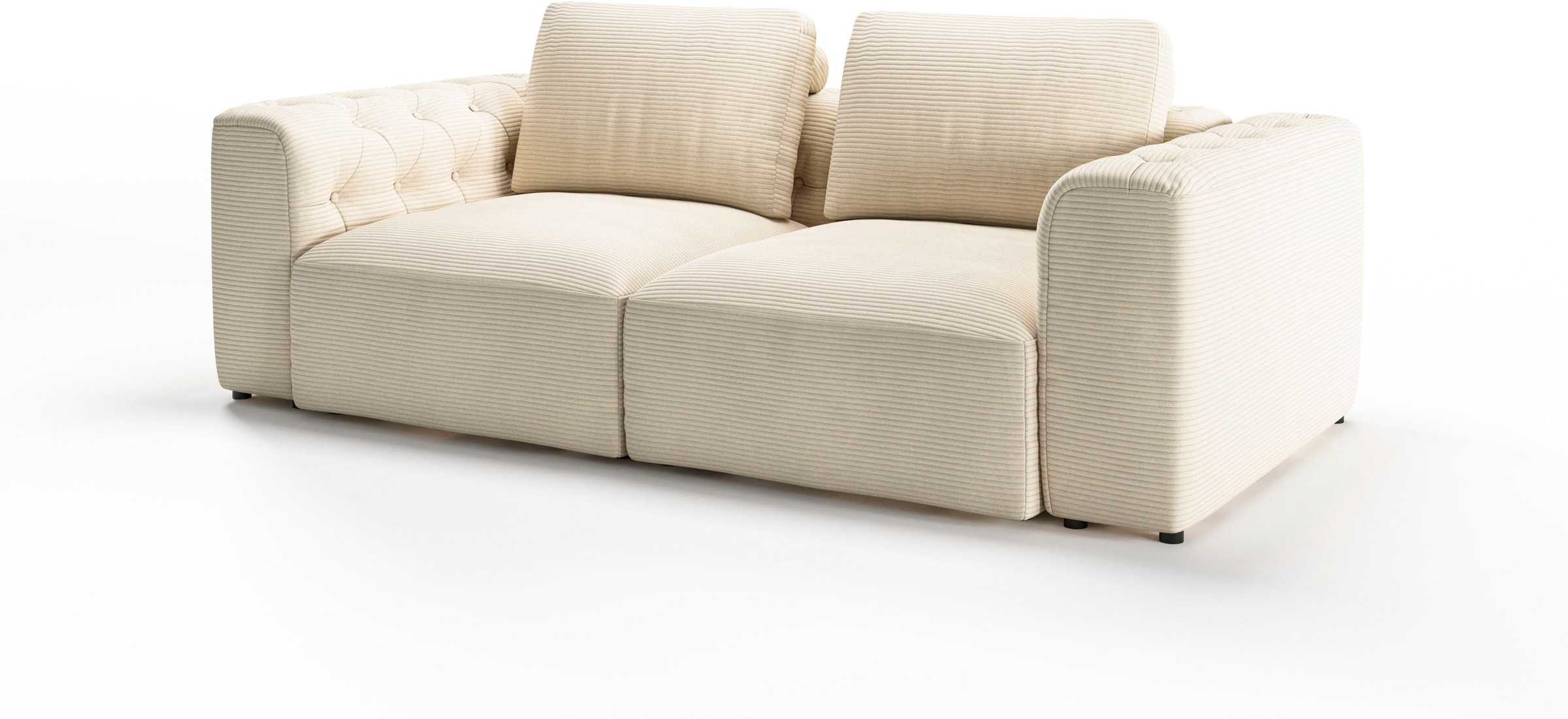 RAUM.ID 2-Sitzer »Cushid«, Modulsofa, bestehend aus 2 Teilen, Breite 218 cm