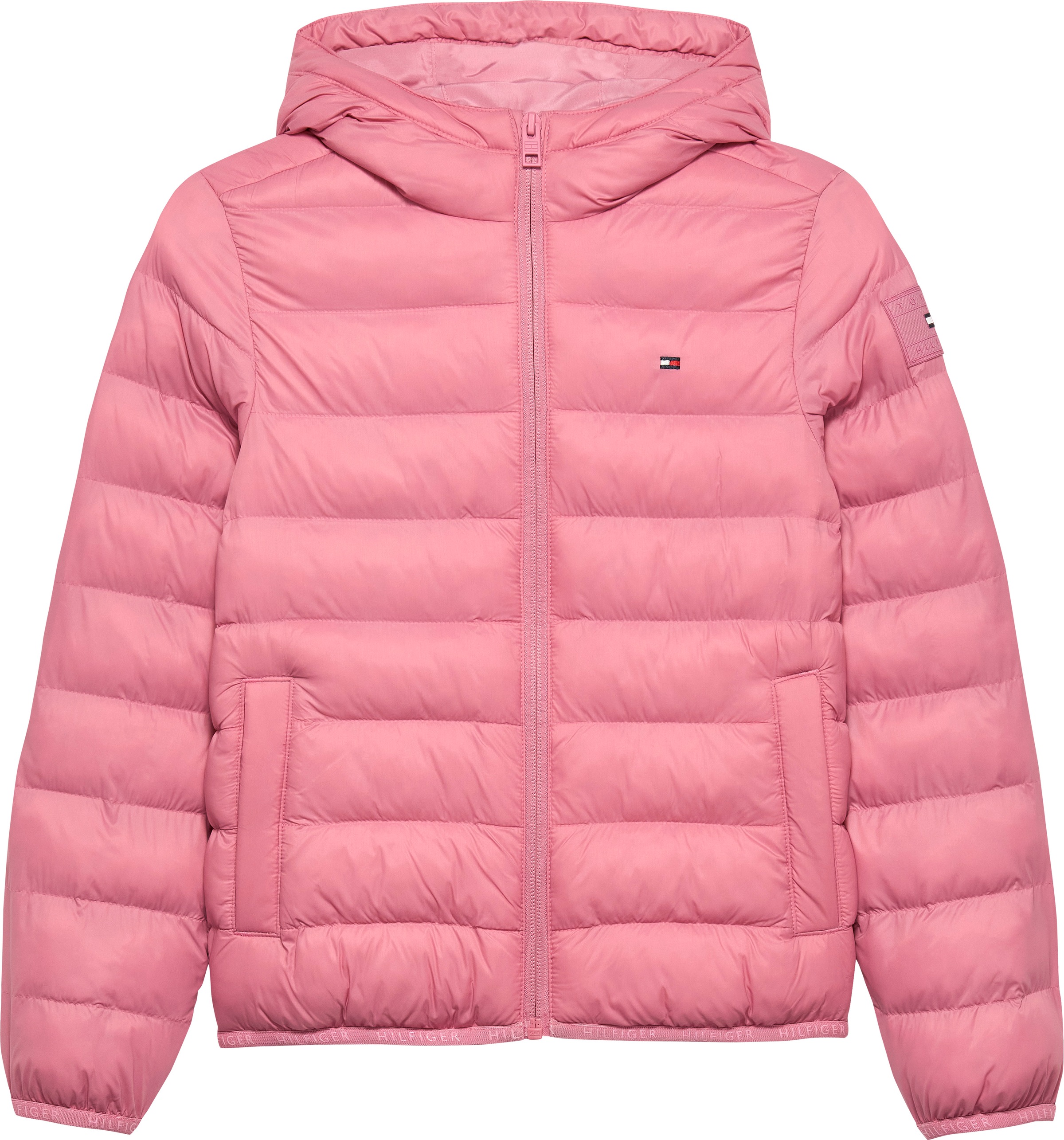 Tommy Hilfiger Steppjacke »U LIGHT DOWN HOODED JACKET«, mit Kapuze, Kinder bis 16 Jahre