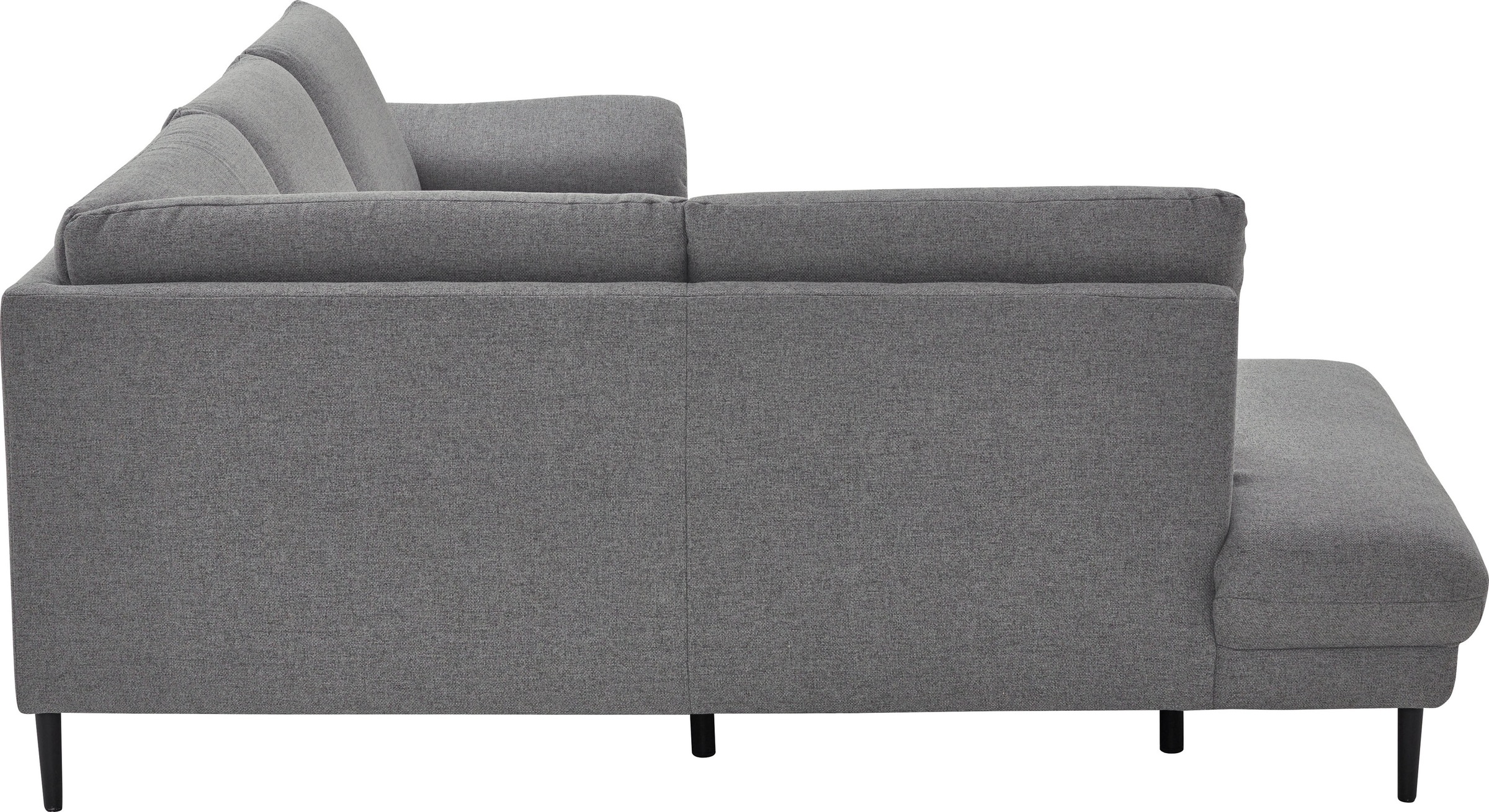 Places of Style Ecksofa »Sarsina: mit Tonnentaschen-Federkern, perfekt zum Entspannen L-Form«, inklusive 2 motorischen Relaxfunktionen mit Herz-Waage-Beschlag