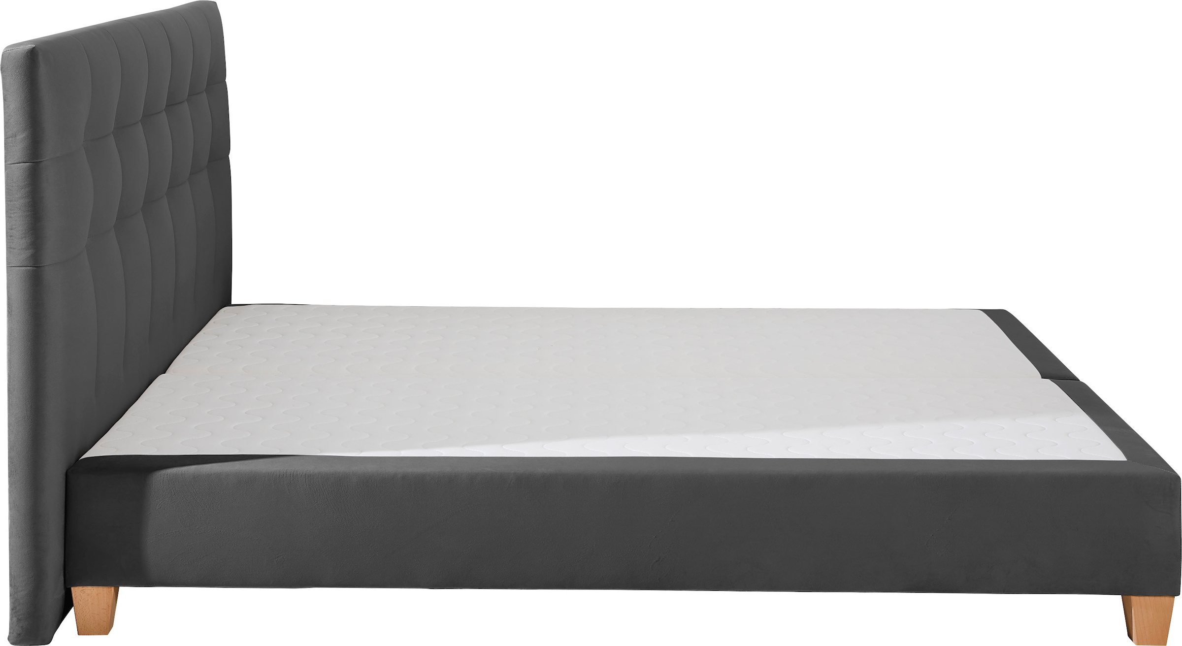 Home affaire Boxspringbett »Moulay«, inkl. Topper, in Überlänge 220 cm, 3 Härtegrade, auch in H4