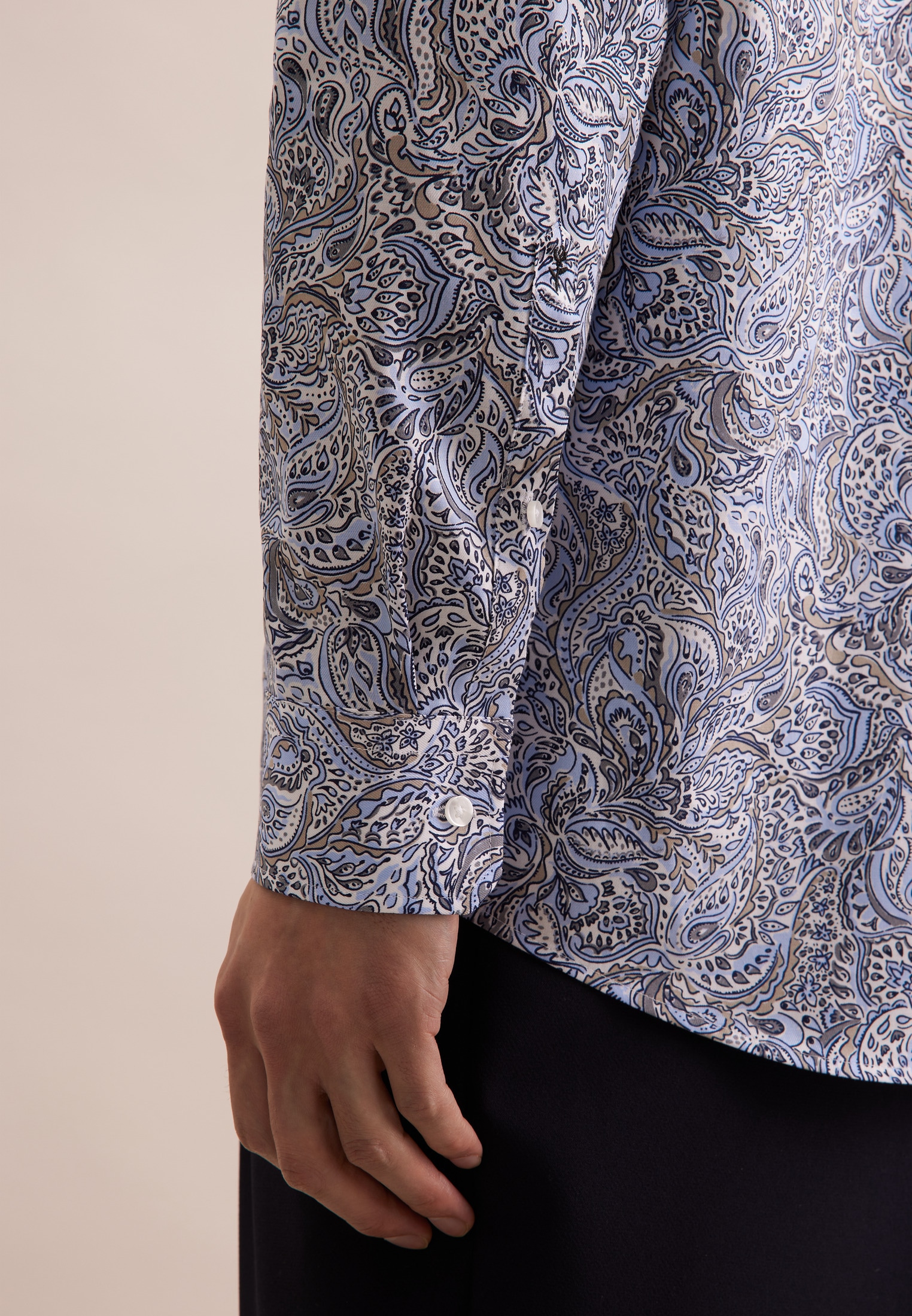 seidensticker Businesshemd »Comfort«, Comfort Langarm Kentkragen Floral