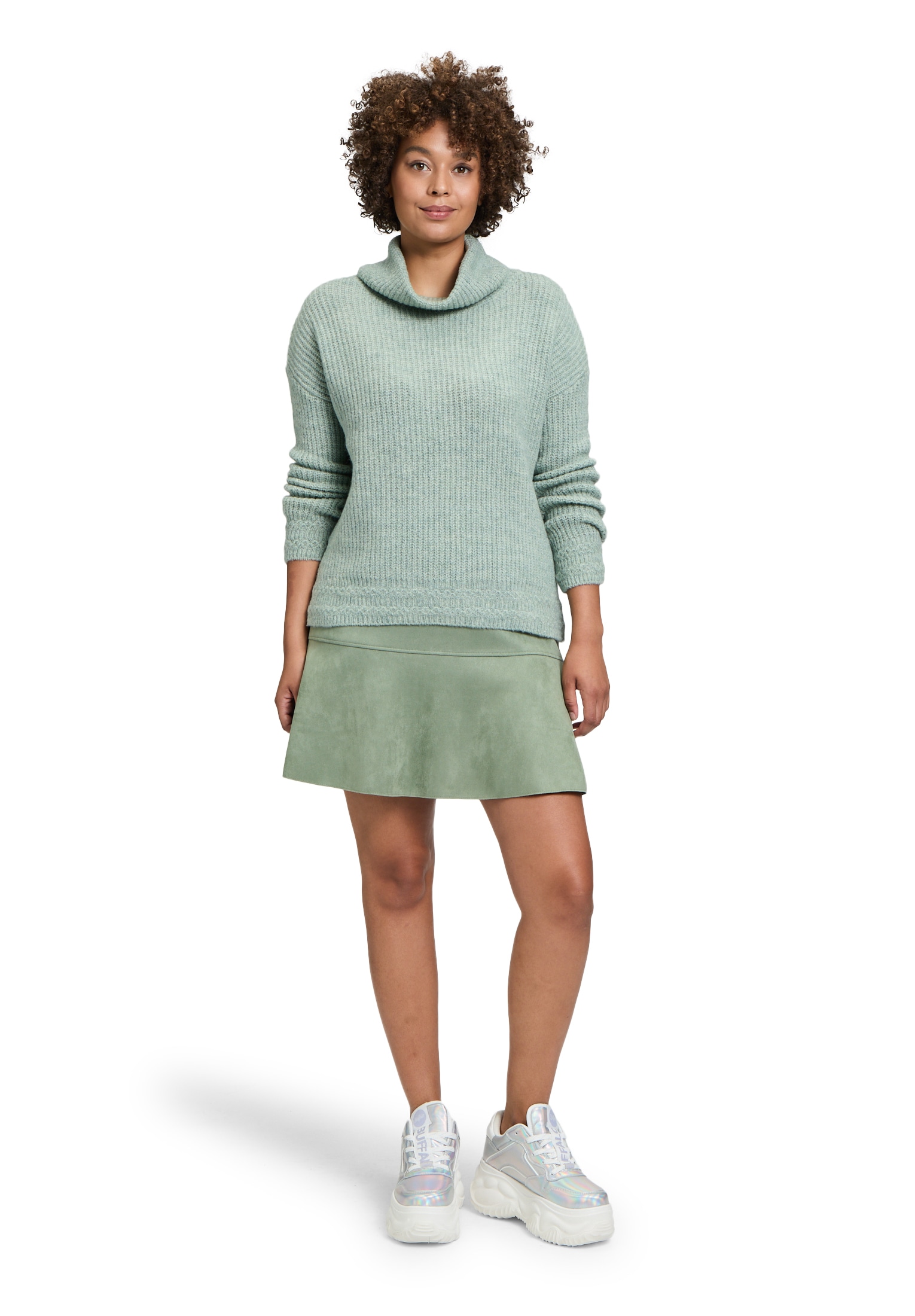 Cartoon Rundhalspullover »Basic-Pullover mit Turtle Neck«