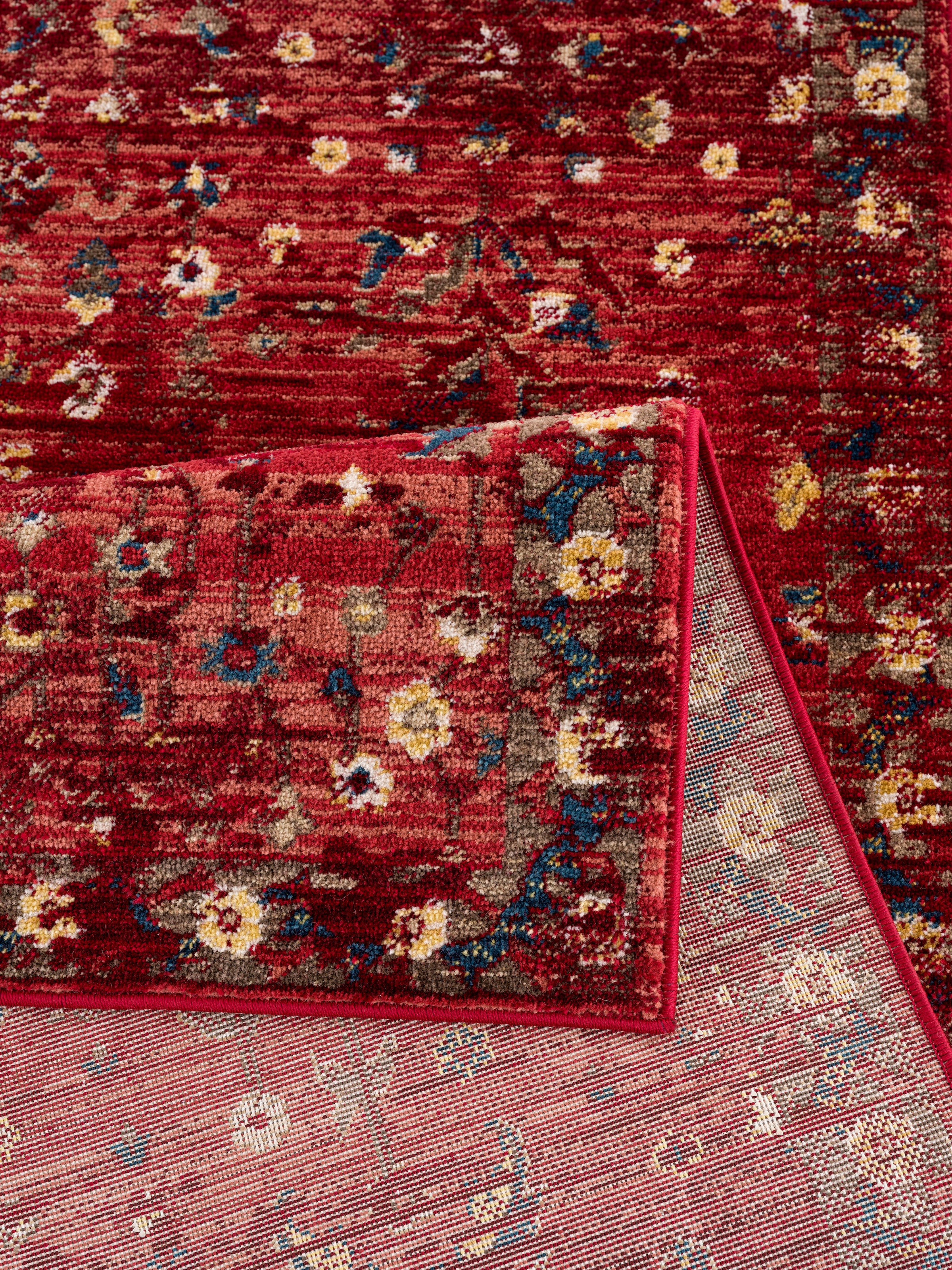 my home Teppich »Clovis«, rechteckig, 11 mm Höhe, Teppich im Orient-Design, mit Bordüre, Vintage