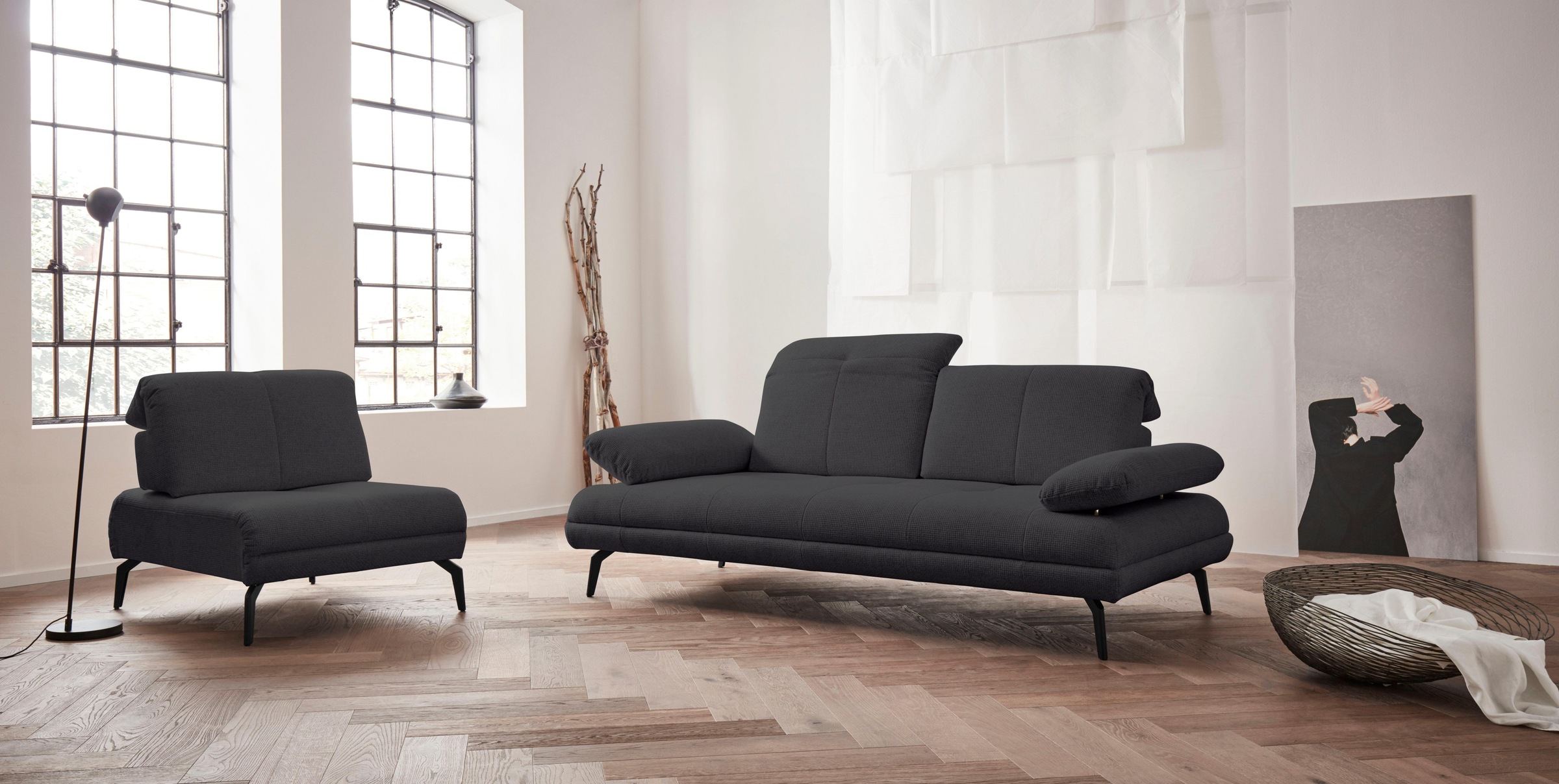 Home affaire Sessel »Stenlille« mit Sitztiefenverstellung und Kopfteilverstellung