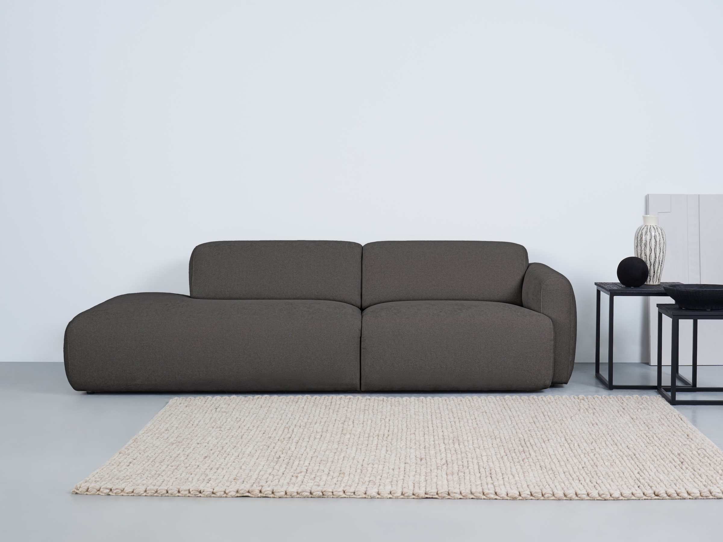Home affaire 2-Sitzer »Myrland Kompaktsofa« Breite 263 cm, Chenille, Easy Clean Stoff, mit Kaltschaum