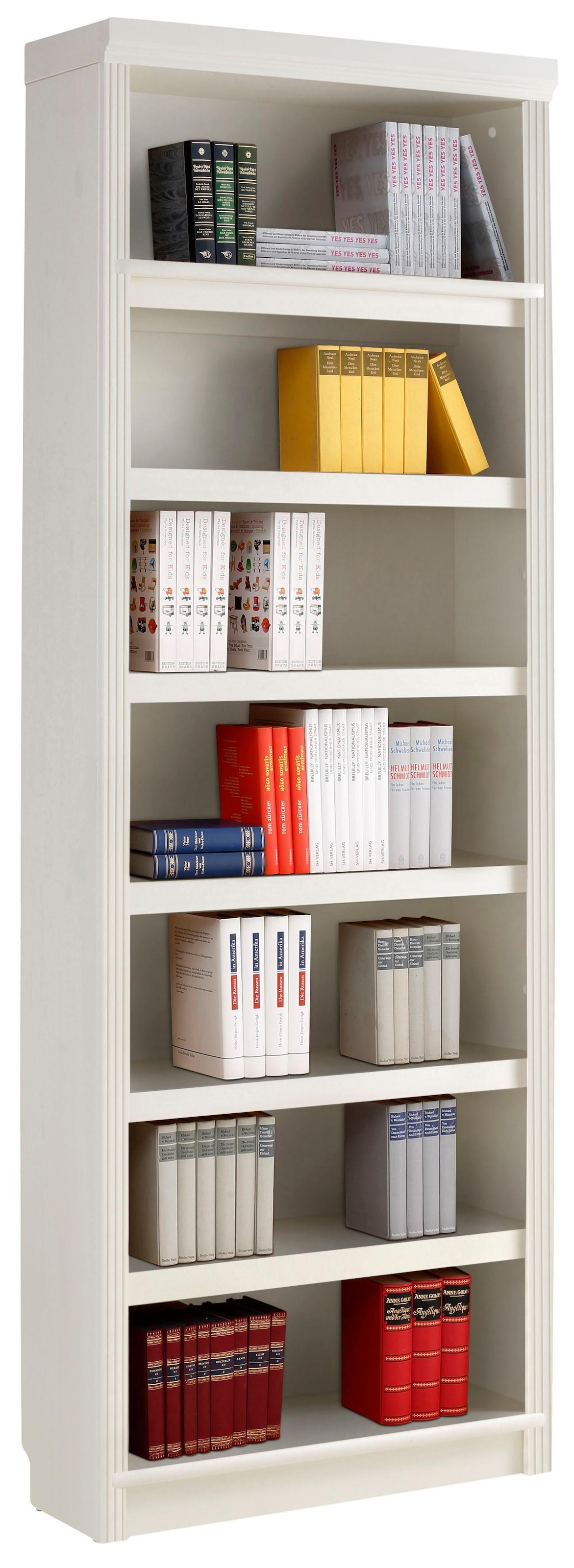 Home affaire Bücherregal »Soeren«, in 2 Höhen und 2 Tiefen, mit viel  Stauraum auf Rechnung bestellen | Bücherschränke