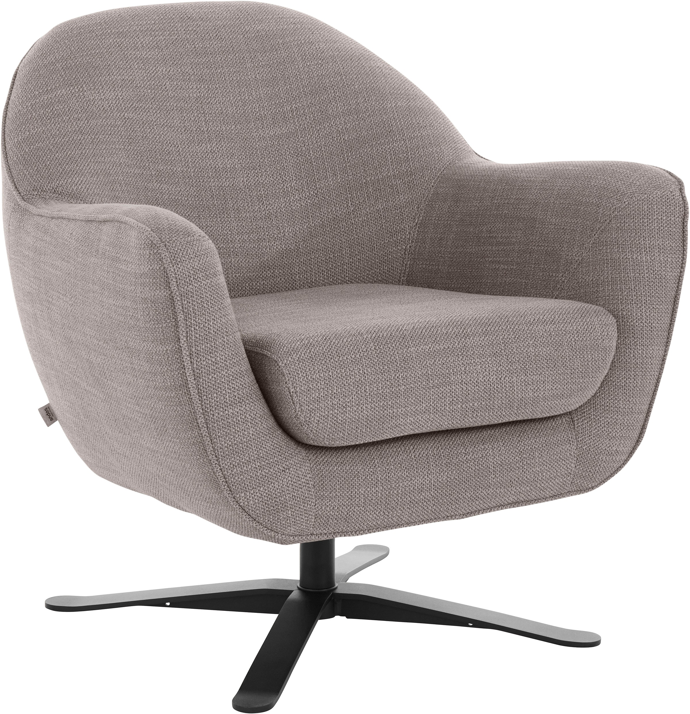 andas Drehsessel »Stavre, Loungesessel«, in moderner Optik, mit elegantem Drehfuß