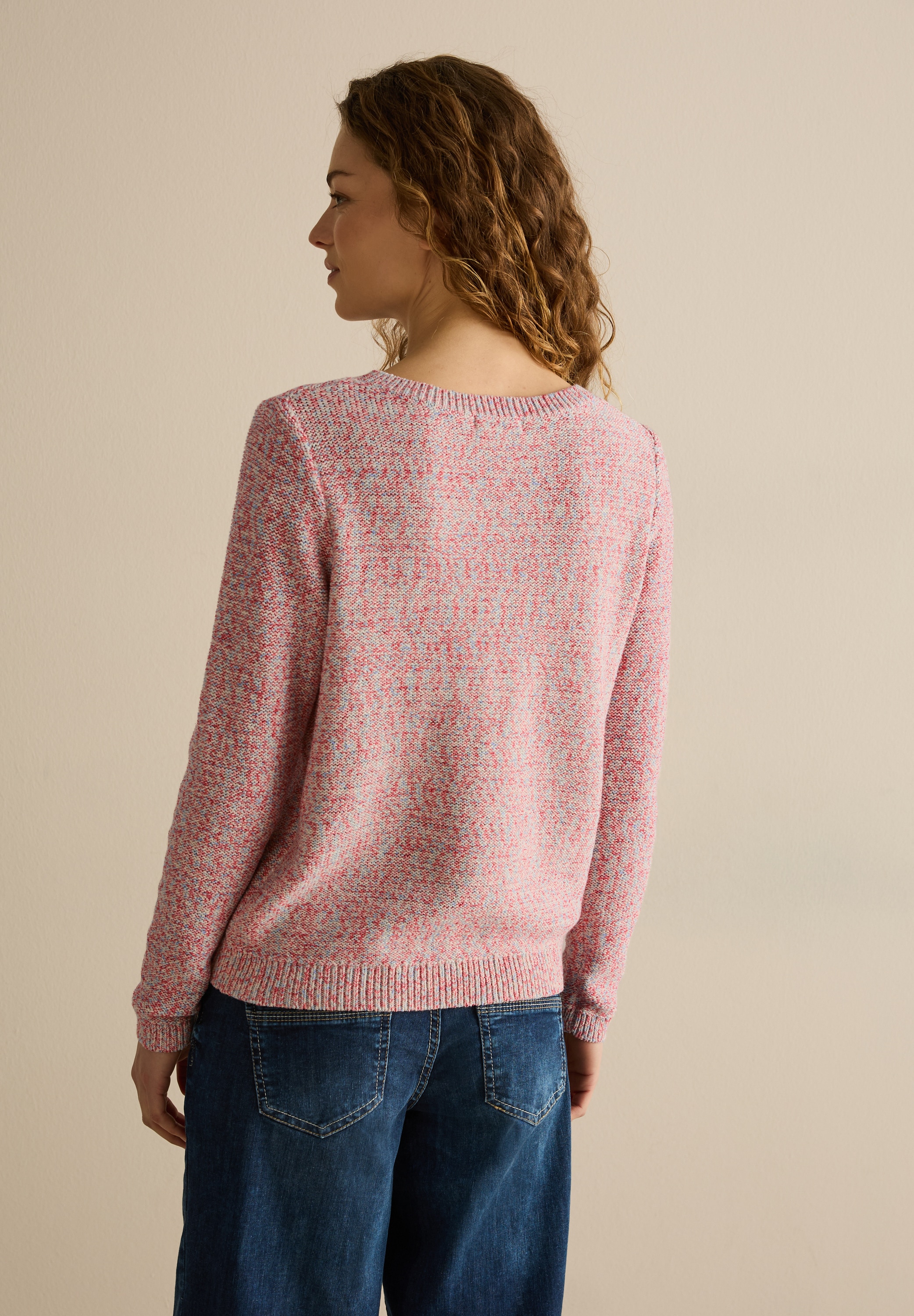 Cecil Strickpullover, mit Rippbündchen