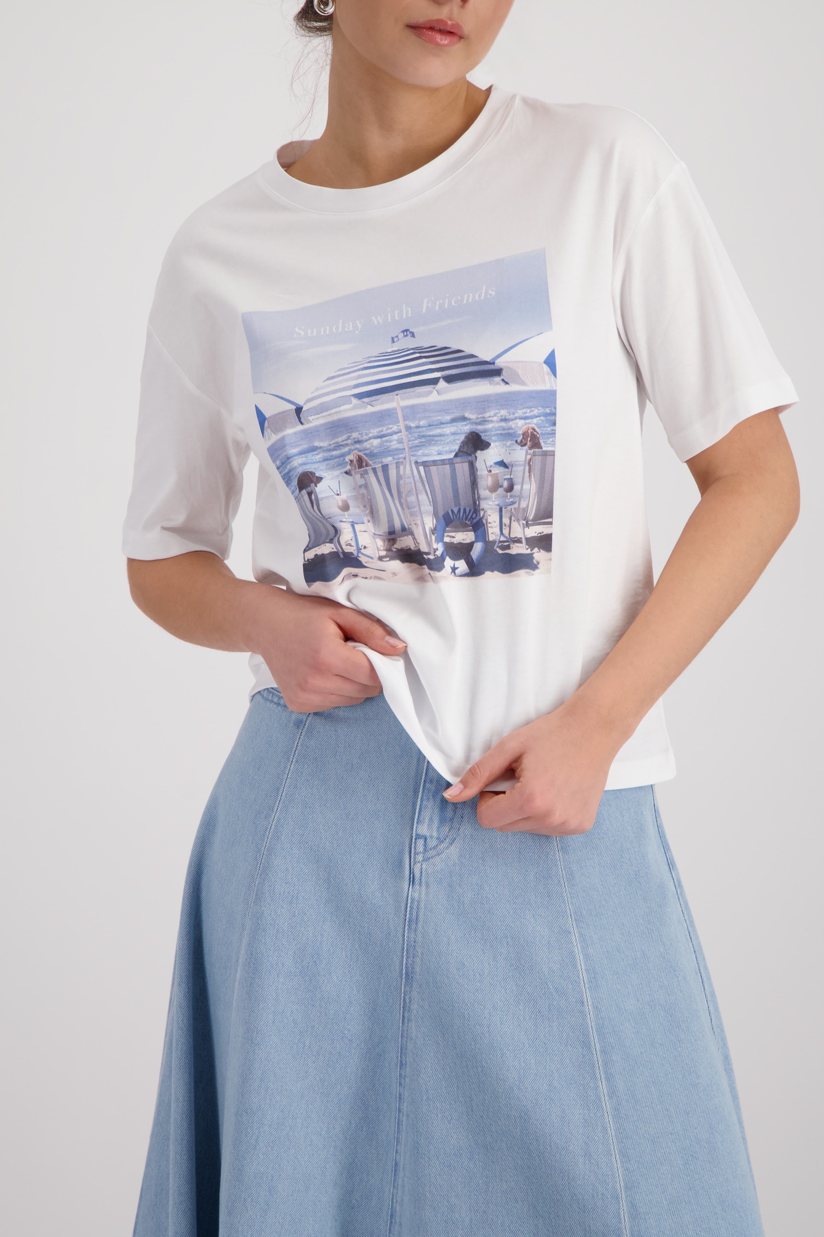 Monari T-Shirt Regular fit mit Print