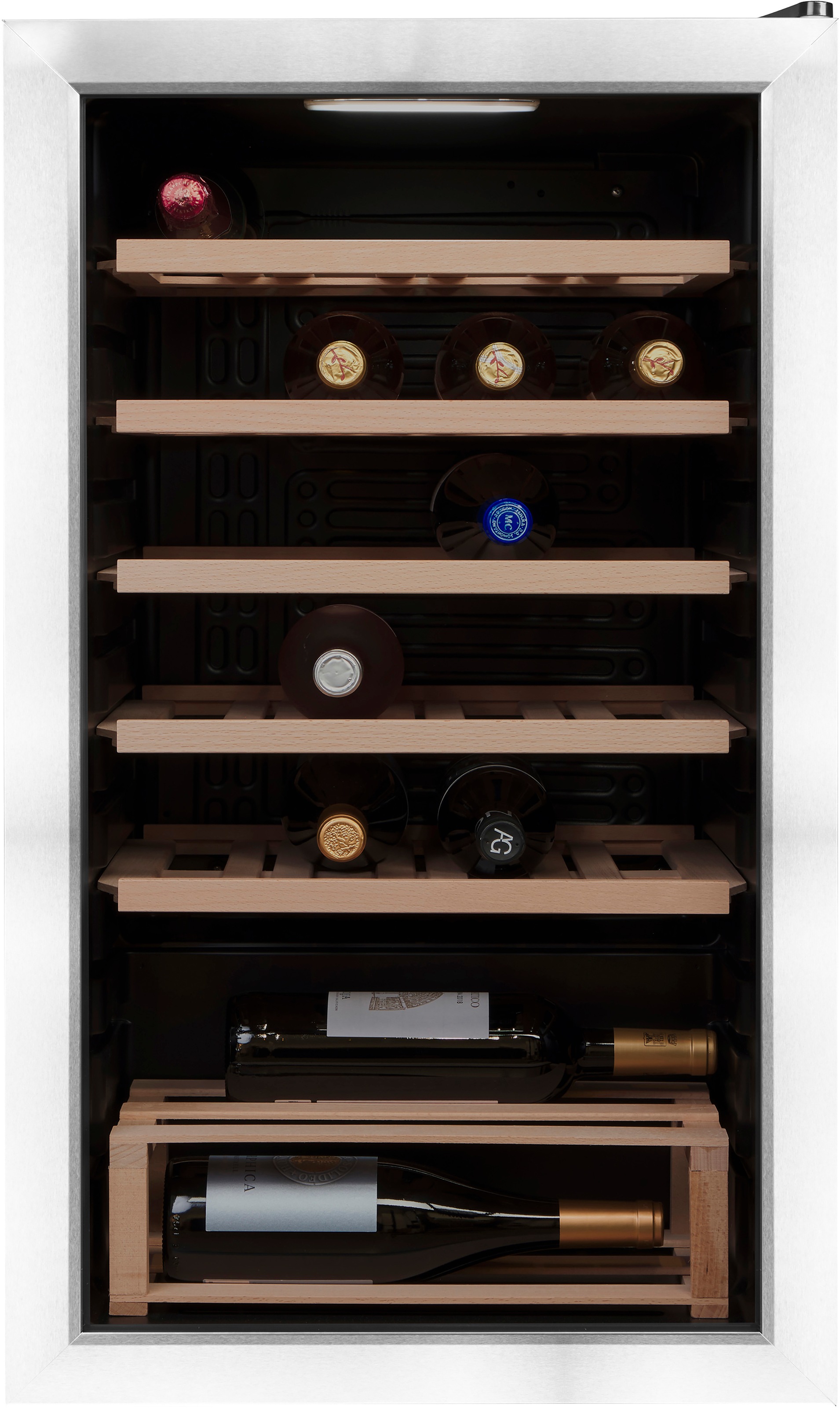 Hanseatic Weinkühlschrank »HWC24FCBH-2«, für 24 St. Standardflaschen á 075l