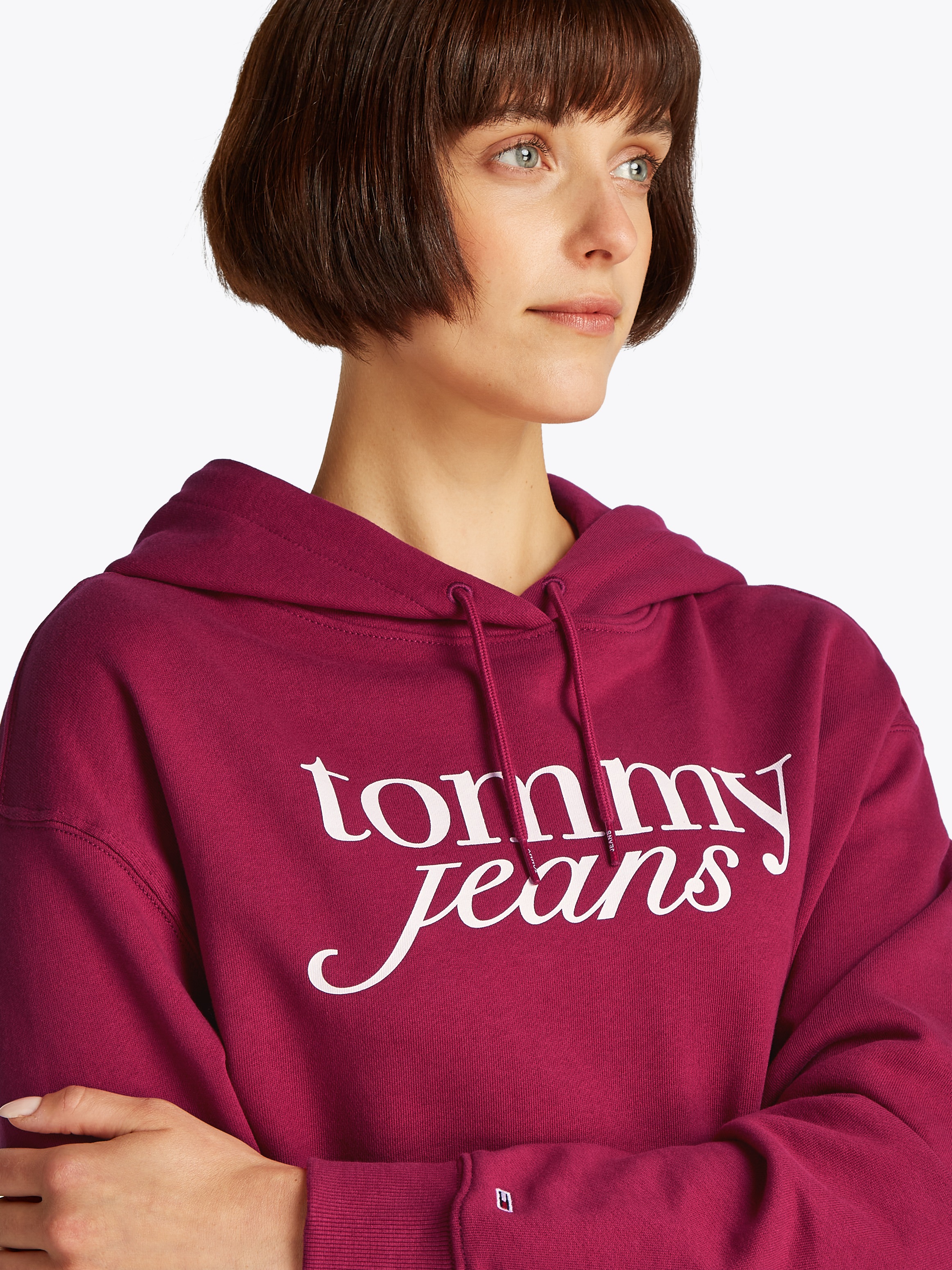 Tommy Jeans Hoodie »TJW RLX CRP SCRIPT HOODIE EXT«, mit Logoschriftzug