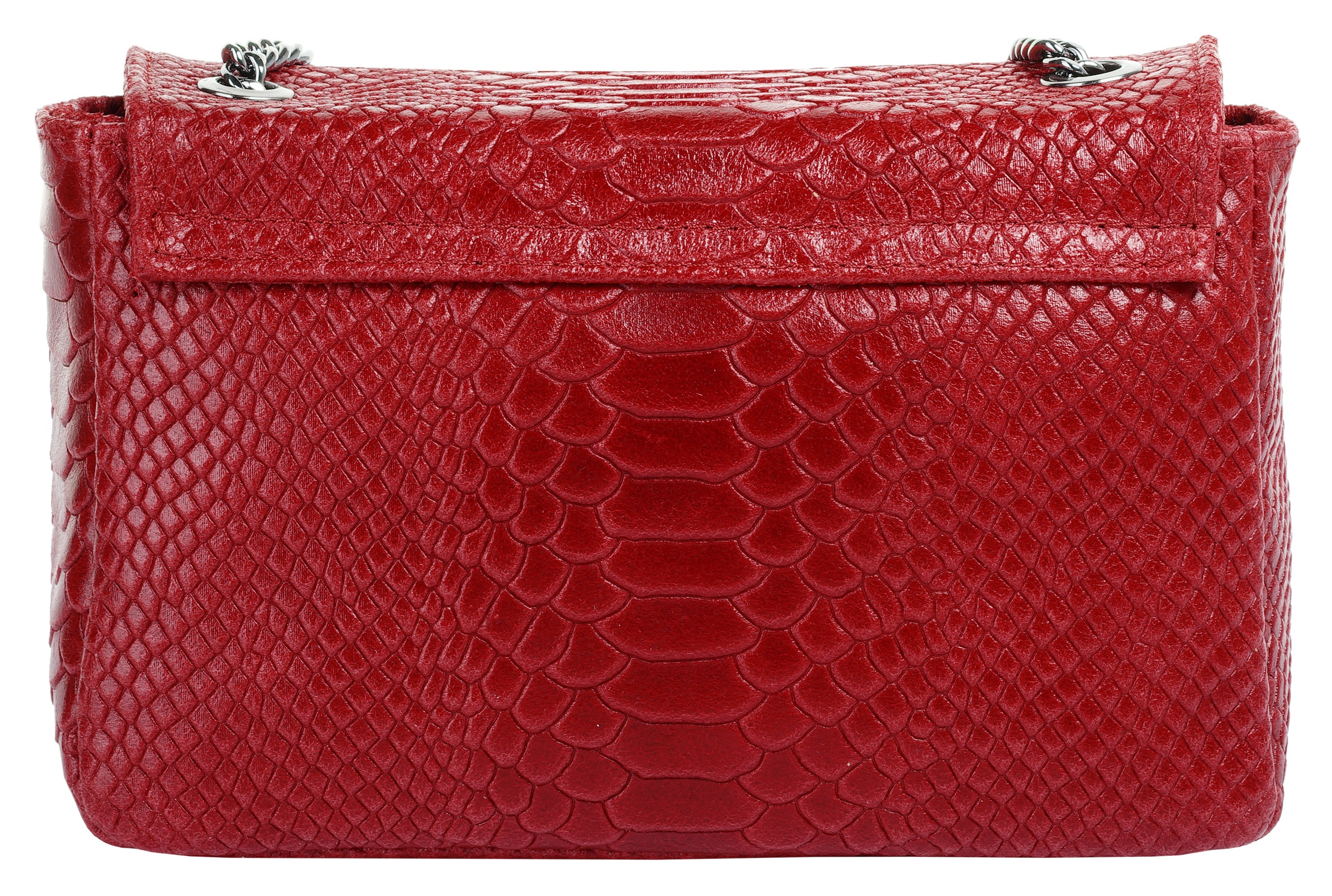 Cluty Umhängetasche, echt Leder, Made in Italy