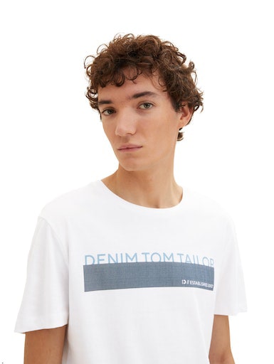 TOM TAILOR Denim T-Shirt, in verschiedenen Farben