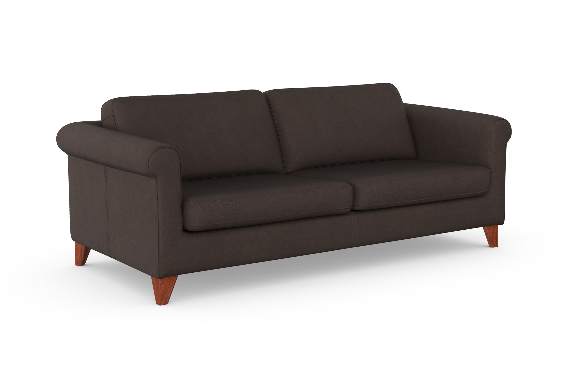 machalke® 3-Sitzer »amadeo«, Ledersofa mit geschwungenen Armlehnen, Breite 213 cm